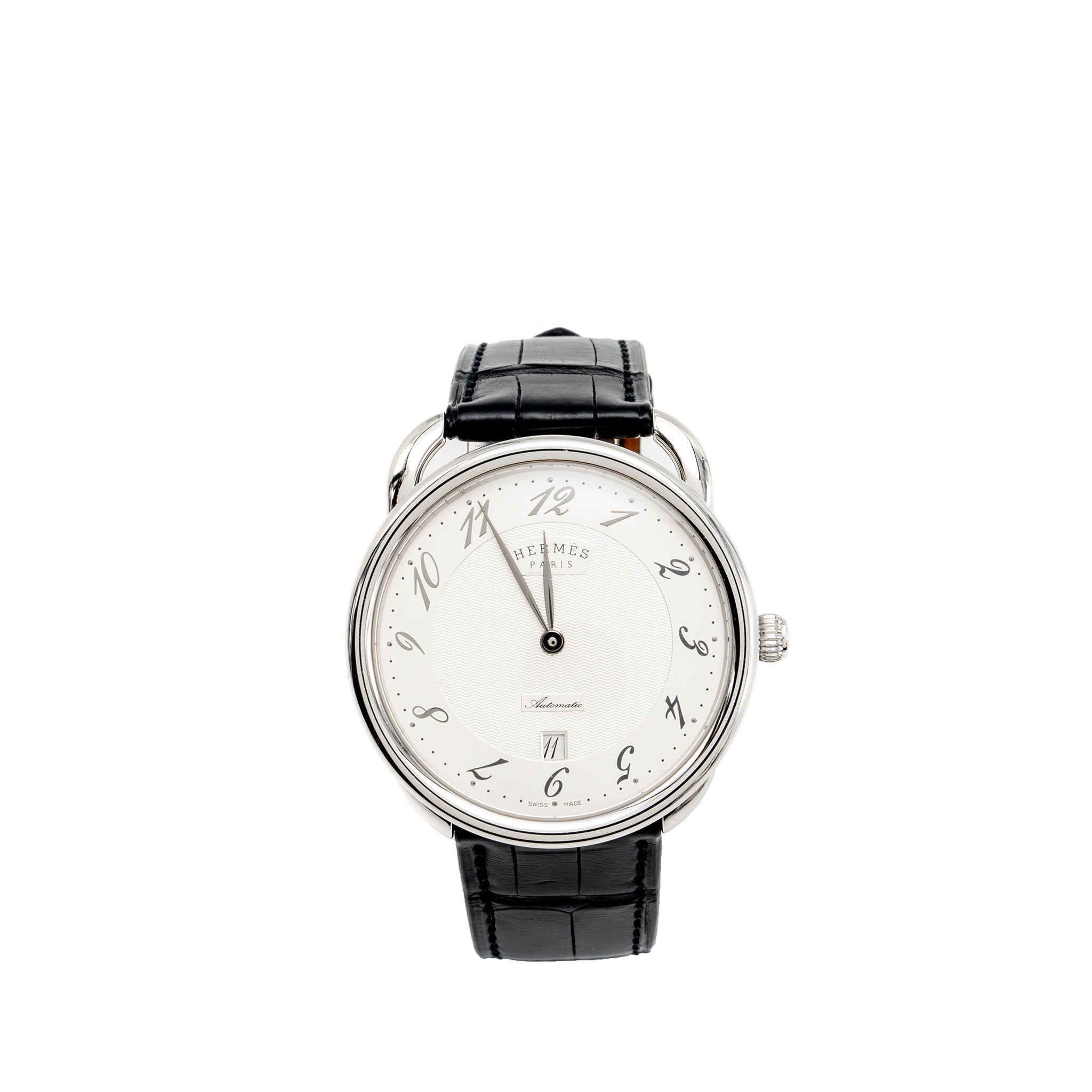 hermes-arceau-watch-40mm-large-meodel-with-alligator-black-strap-white-dial