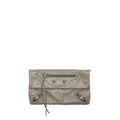 balenciaga-city-fold-clutch-shoulder-bag-grey-ruthenium-hardware