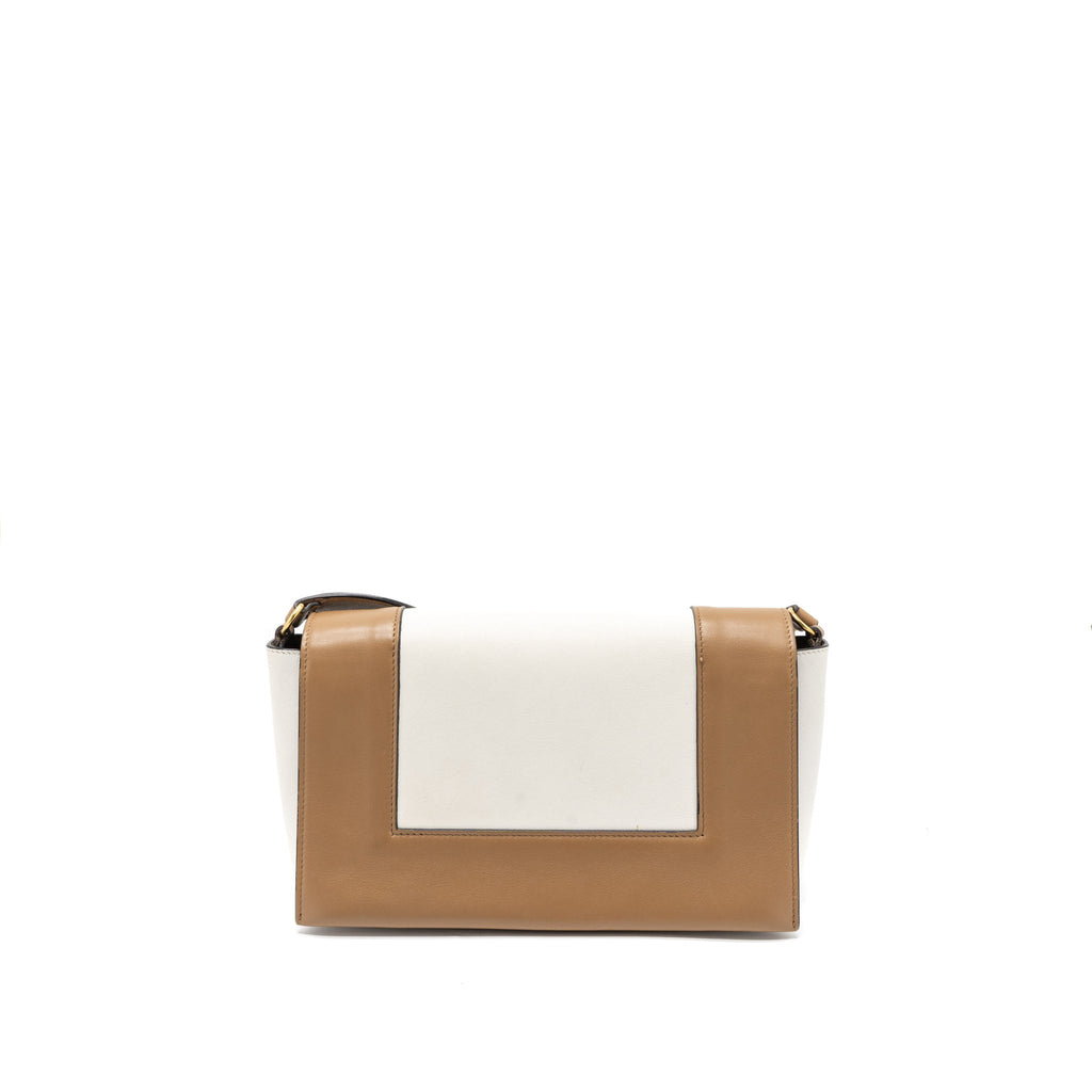 celine-frame-bag-calfskin-cream-brown-brushed-ghw