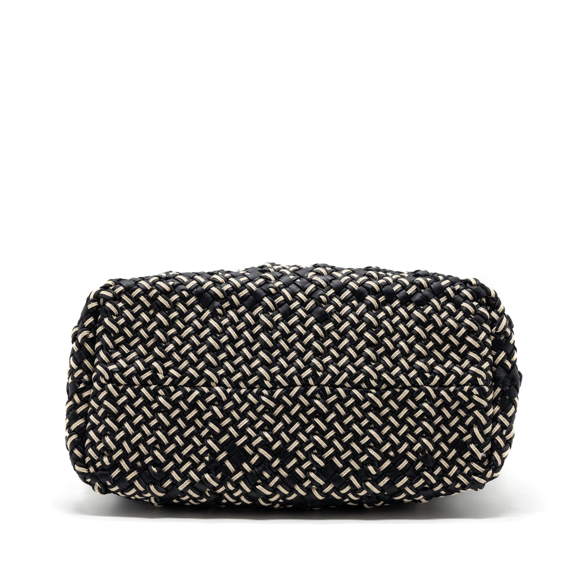 bottega-veneta-tote-bag-leather-dark-blue-multicolor-black-hardware