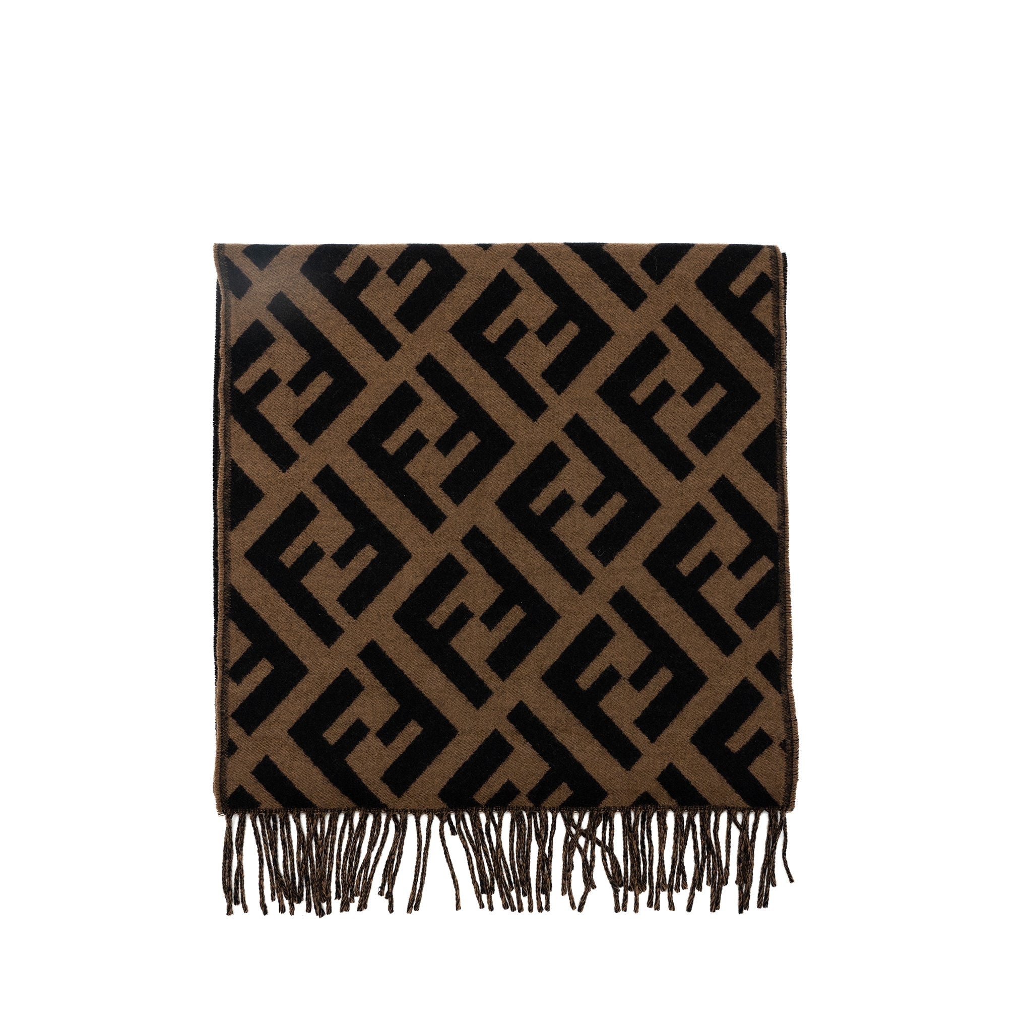 fendi-ff-scarf-cashmere-brown-black