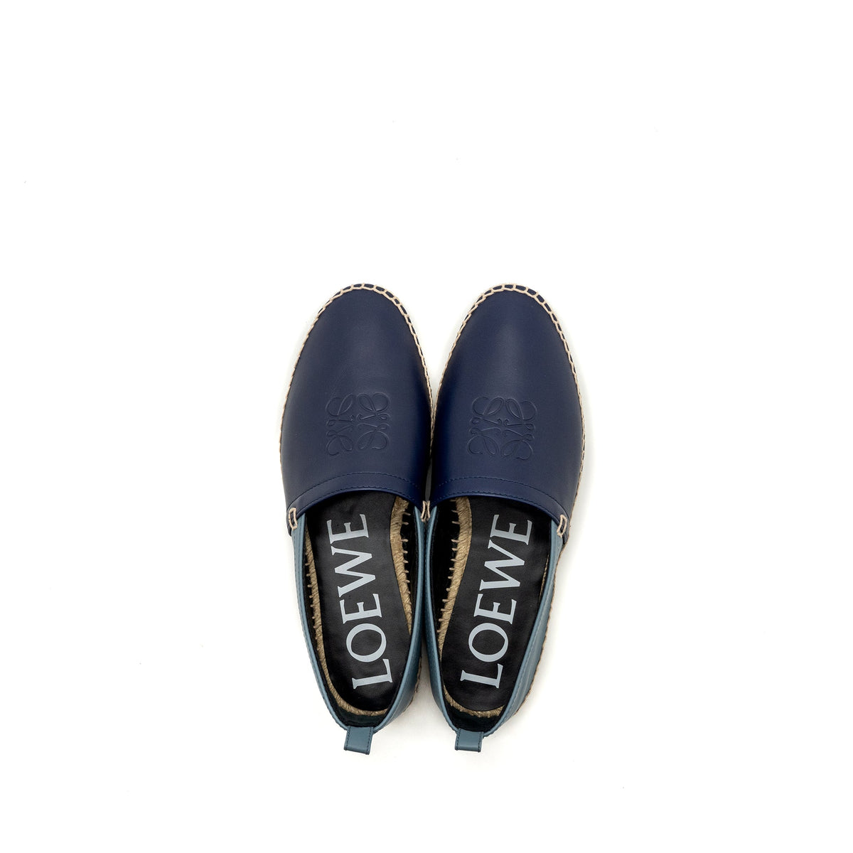 loewe-size-42-espadrilles-leather-multicolour-blue