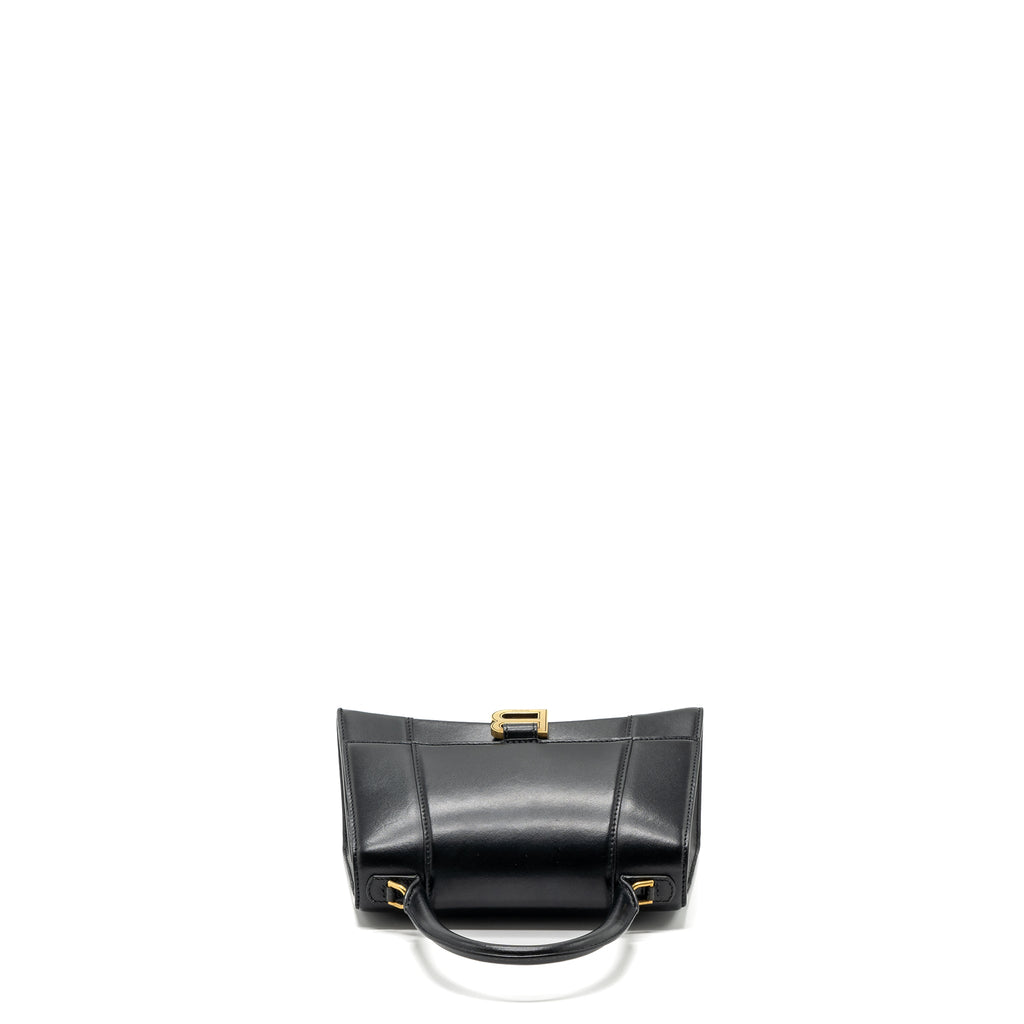 balenciaga-small-hourglass-bag-calfskin-black-ghw