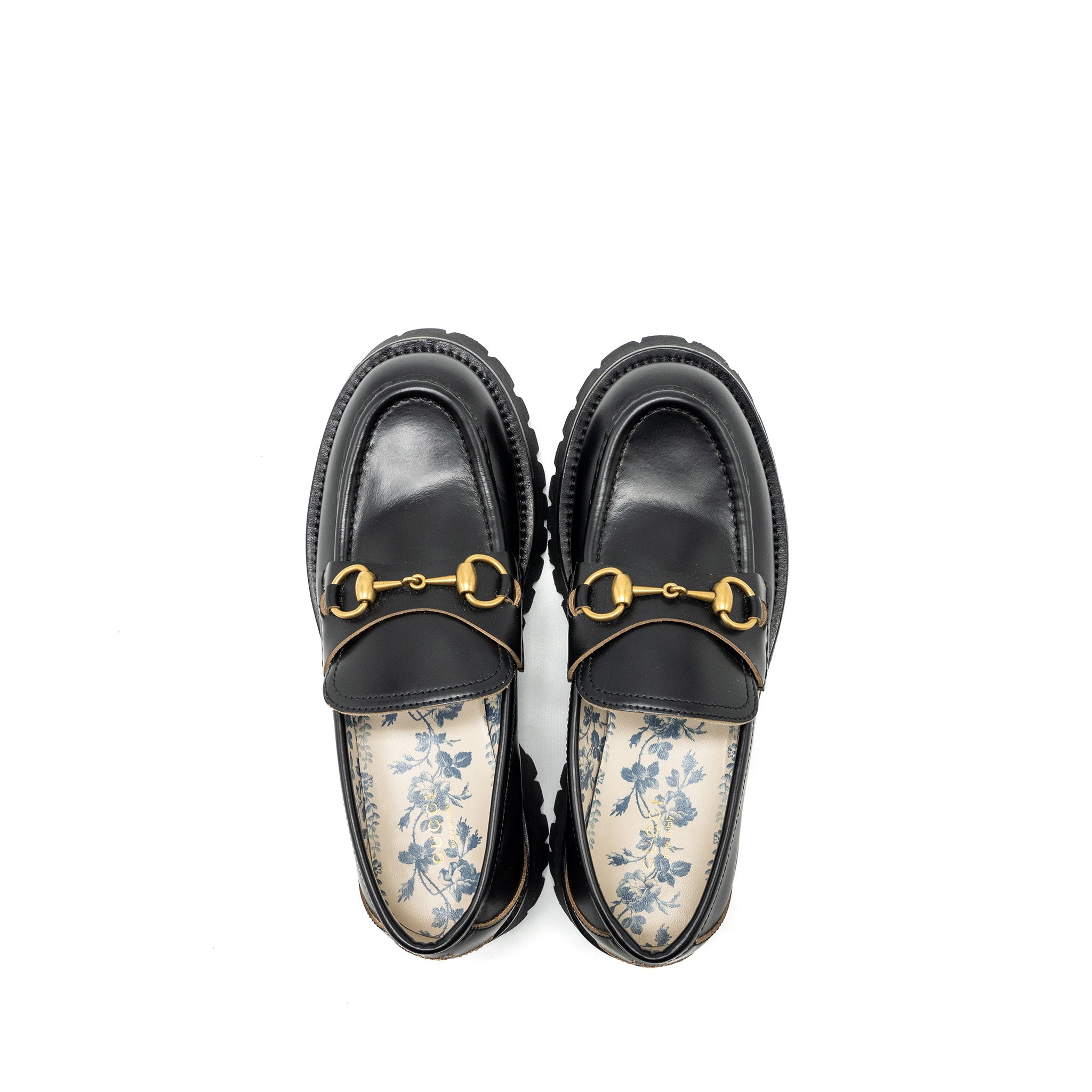 gucci-size-38-jordan-loafer-calfskin-black-ghw-1