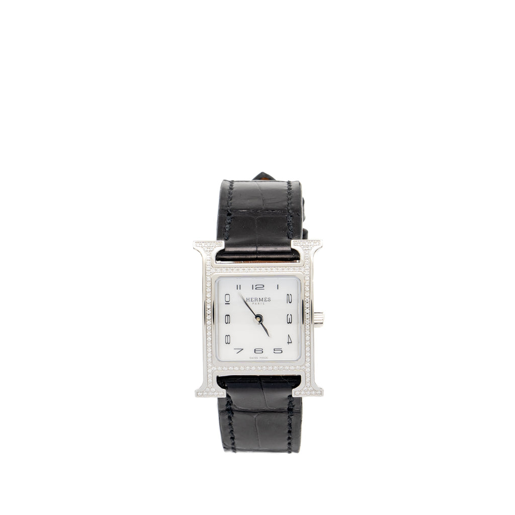 hermes-heure-h-watch-small-model-25mm-mother-of-pearl-dial-with-diamonds-black-alligator-strap