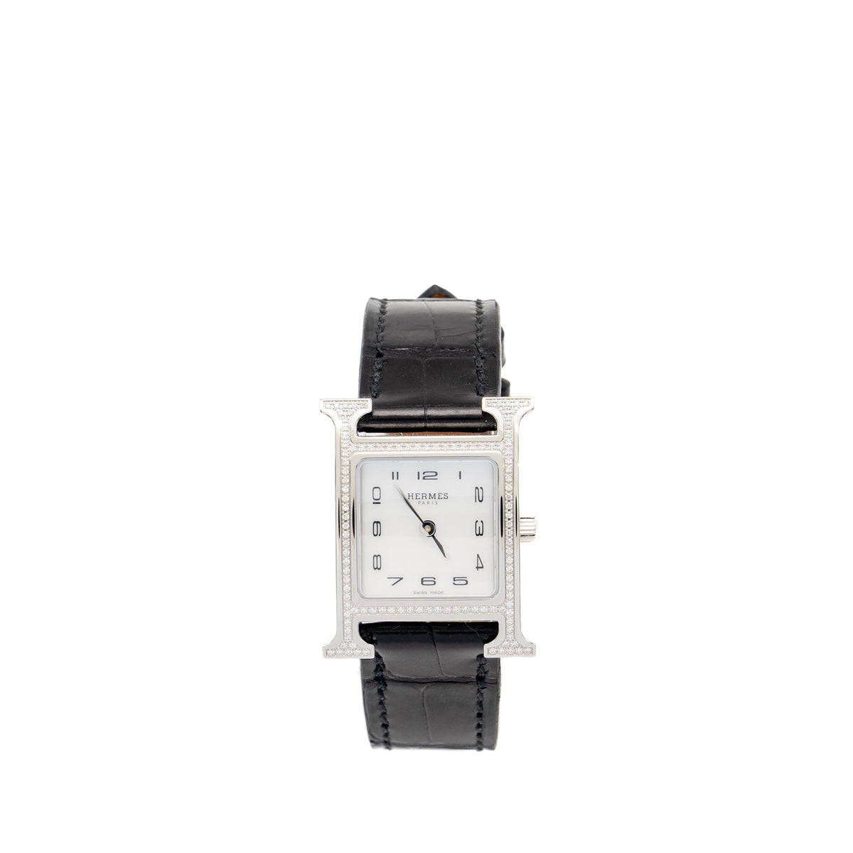hermes-heure-h-watch-small-model-25mm-mother-of-pearl-dial-with-diamonds-black-alligator-strap