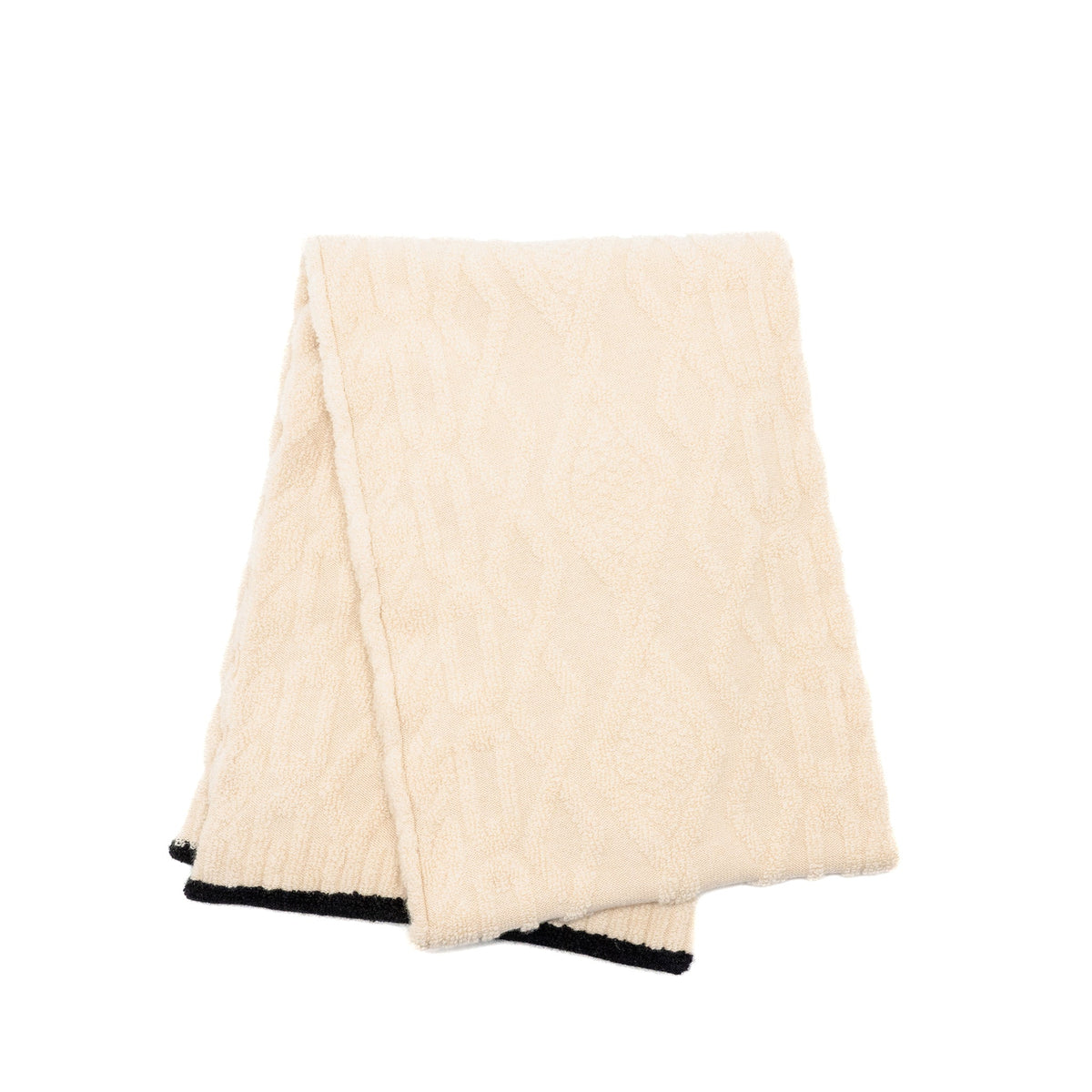 chanel-cc-knit-scarf-cashmere-beige-black