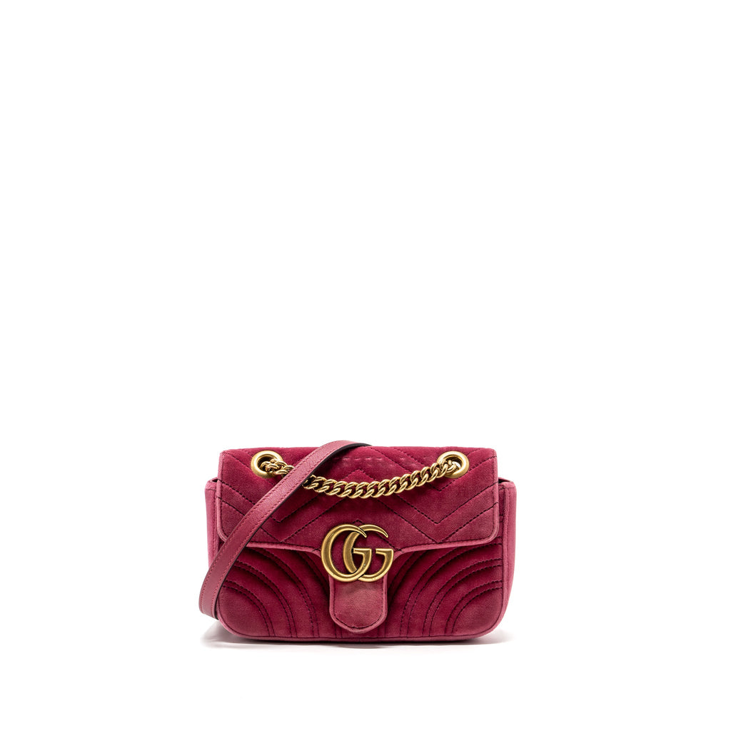 gucci-small-gg-marmont-shoulder-bag-velvet-pink-ghw-copy