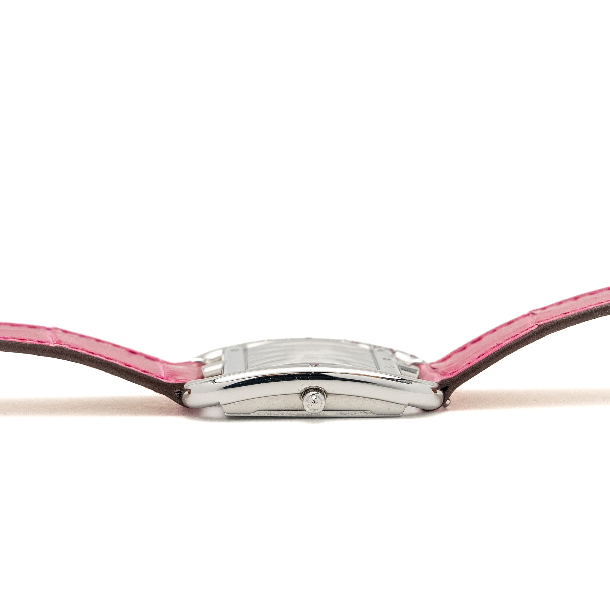hermes-cape-cod-watch-small-model-31mm-steel-case-mother-of-pearl-dial-with-diamonds-alligator-raspberry-strap