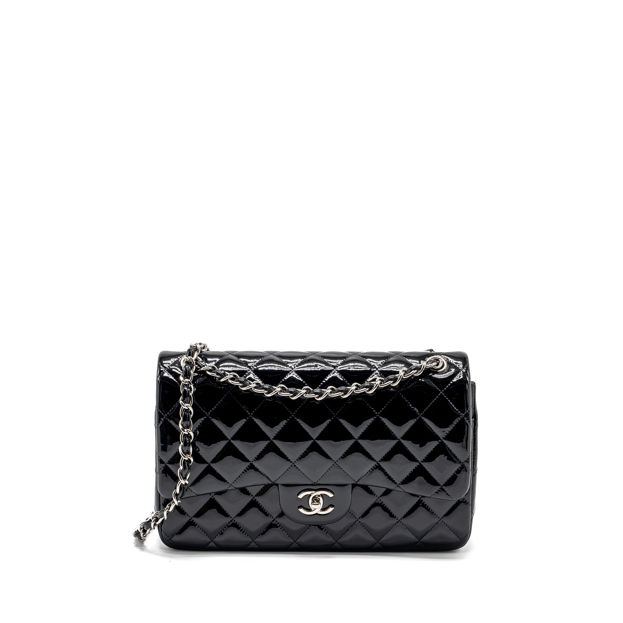 chanel-jumbo-classic-double-flap-bag-patent-black-shw