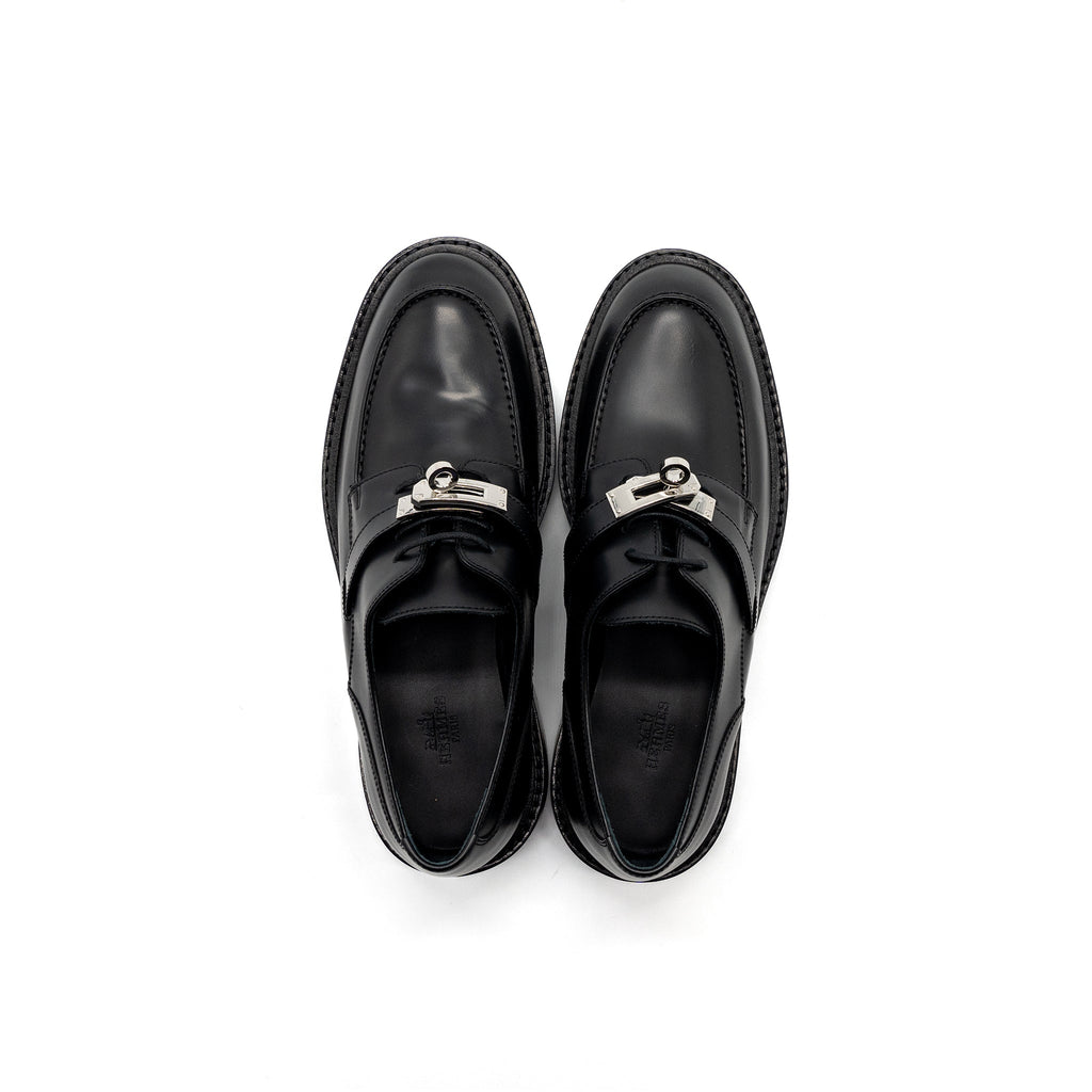 hermes-size-37-5-first-derby-oxford-loafer-calfskin-black-shw