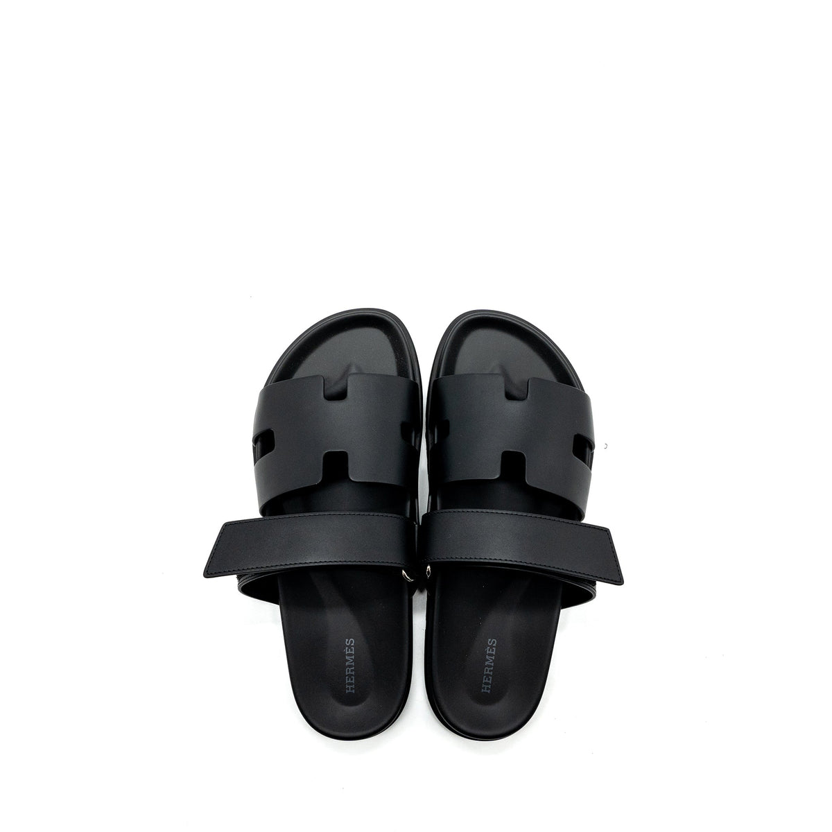 hermes-size-42-chypre-sandals-calfskin-black