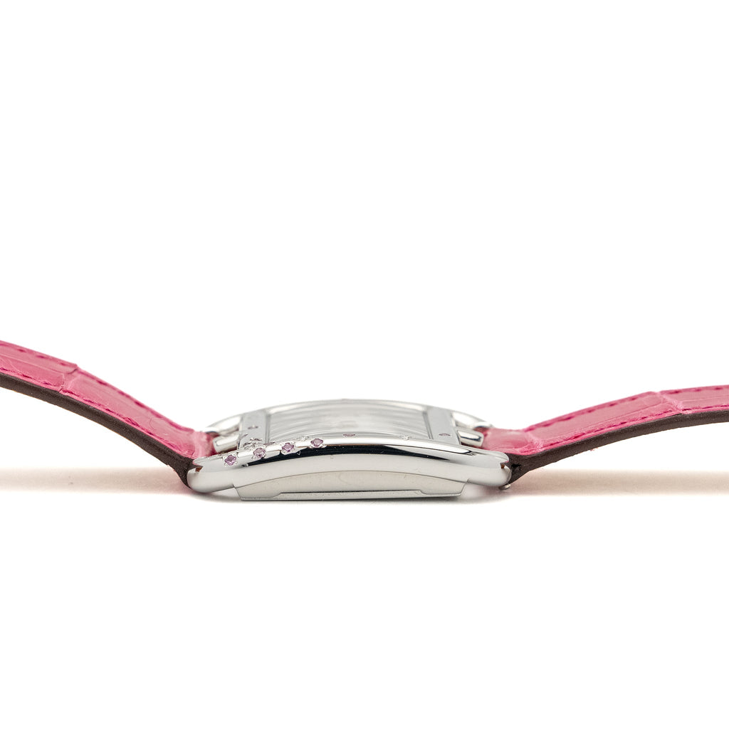 hermes-cape-cod-watch-small-model-31mm-steel-case-mother-of-pearl-dial-with-diamonds-alligator-raspberry-strap
