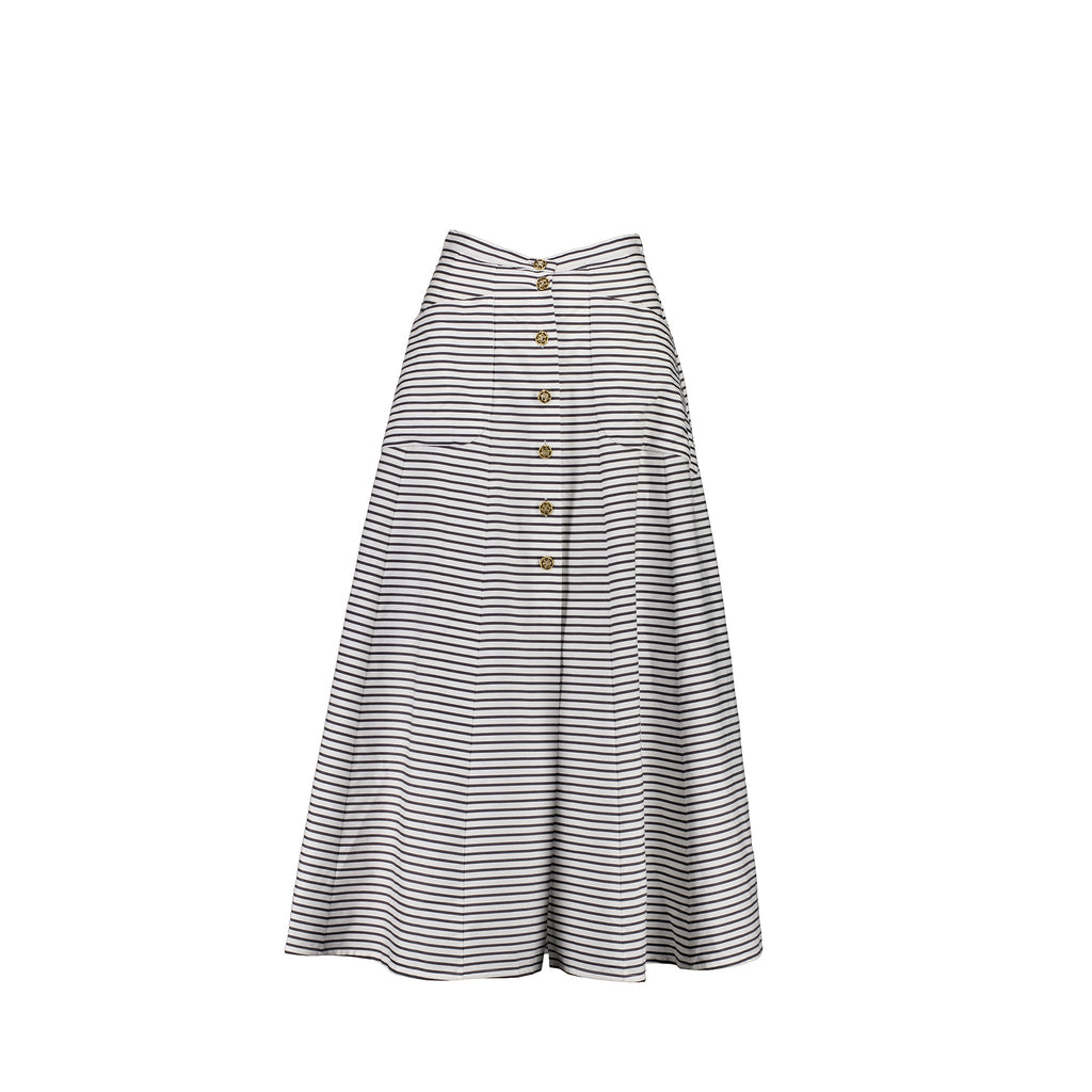 chanel-size-34-22s-skirt-cotton-grey-black