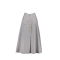 chanel-size-34-22s-skirt-cotton-grey-black