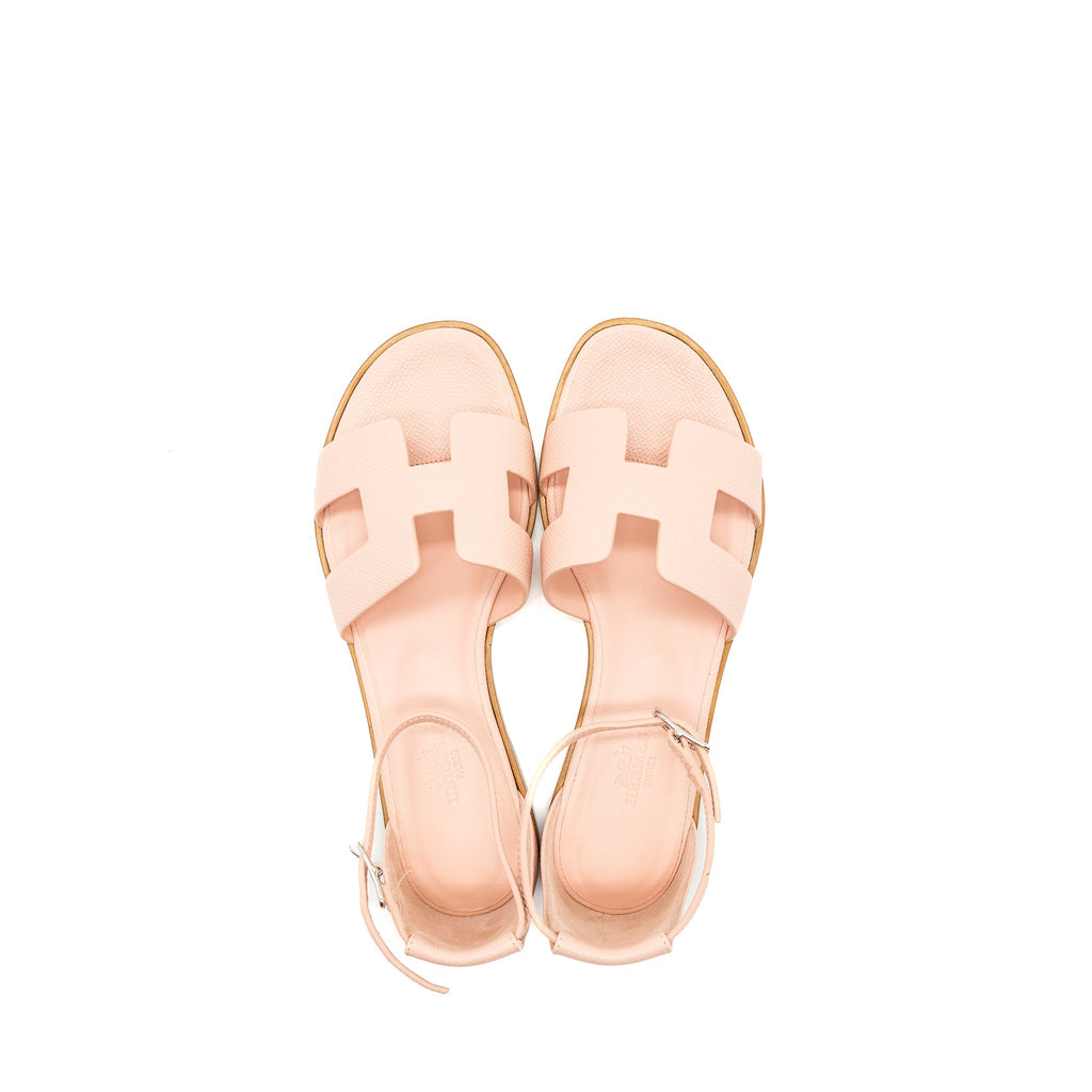 hermes-size-37-santorini-sandals-epsom-light-pink-shw