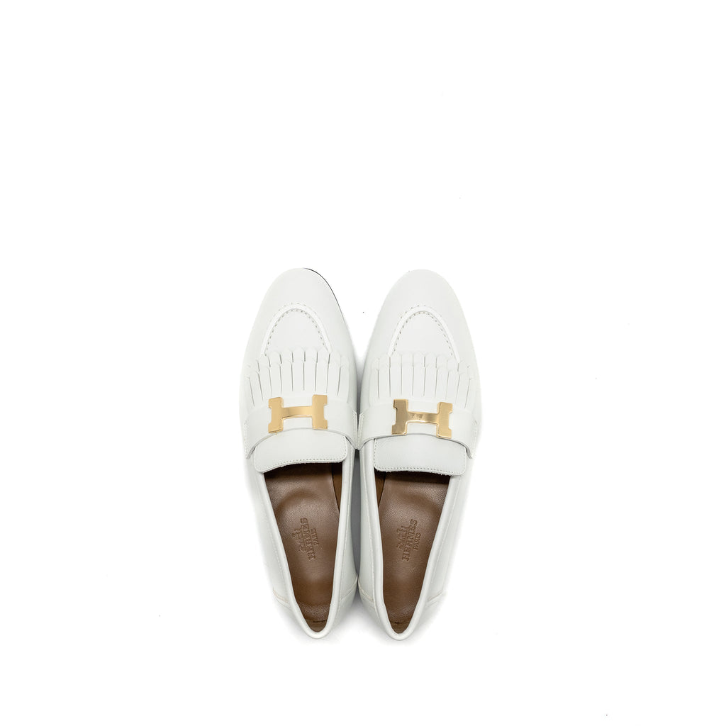 hermes-size-37-mocassin-royal-loafer-calfskin-white-ghw