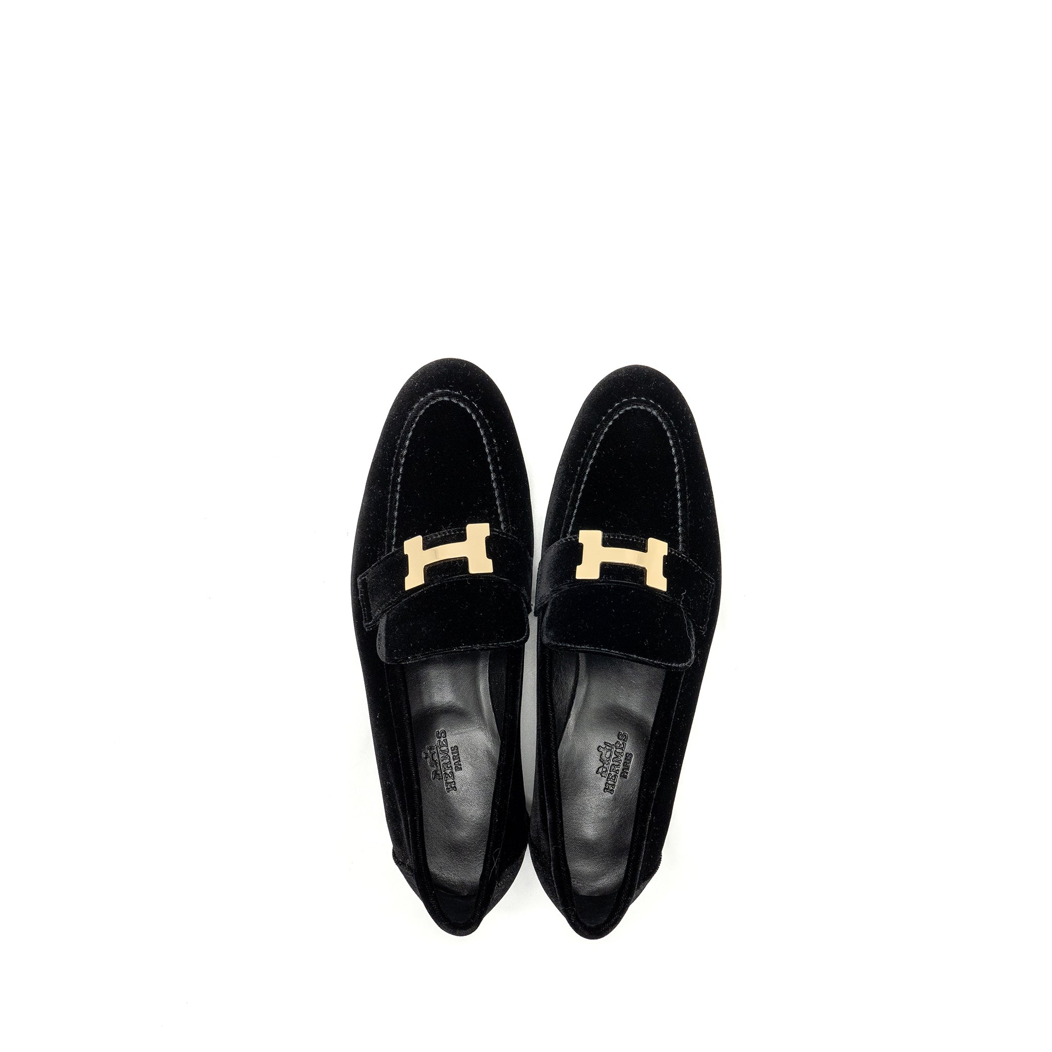 hermes-size-37-paris-loafer-velvet-black-ghw