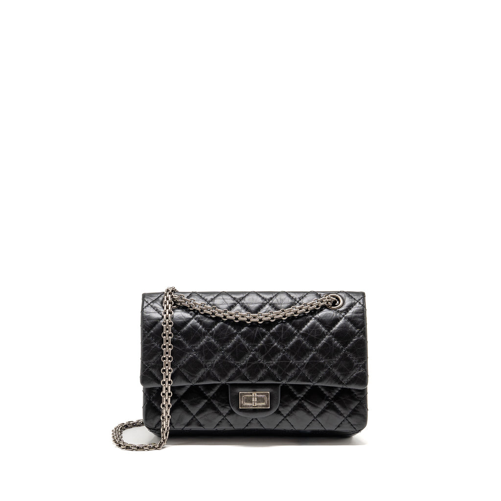 chanel-small-2-55-reissue-flap-bag-aged-calfskin-black-ruthenium-silver-hardware-copy