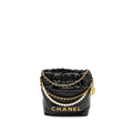copy-of-chanel-23s-mini-22-bag-with-pearl-shiny-calfskin-black-brushed-ghw-microchip