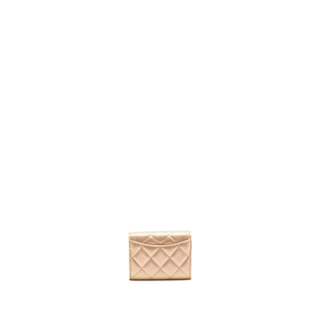 chanel-quilted-small-classic-flap-wallet-card-holder-calfskin-iridescent-pink-shw