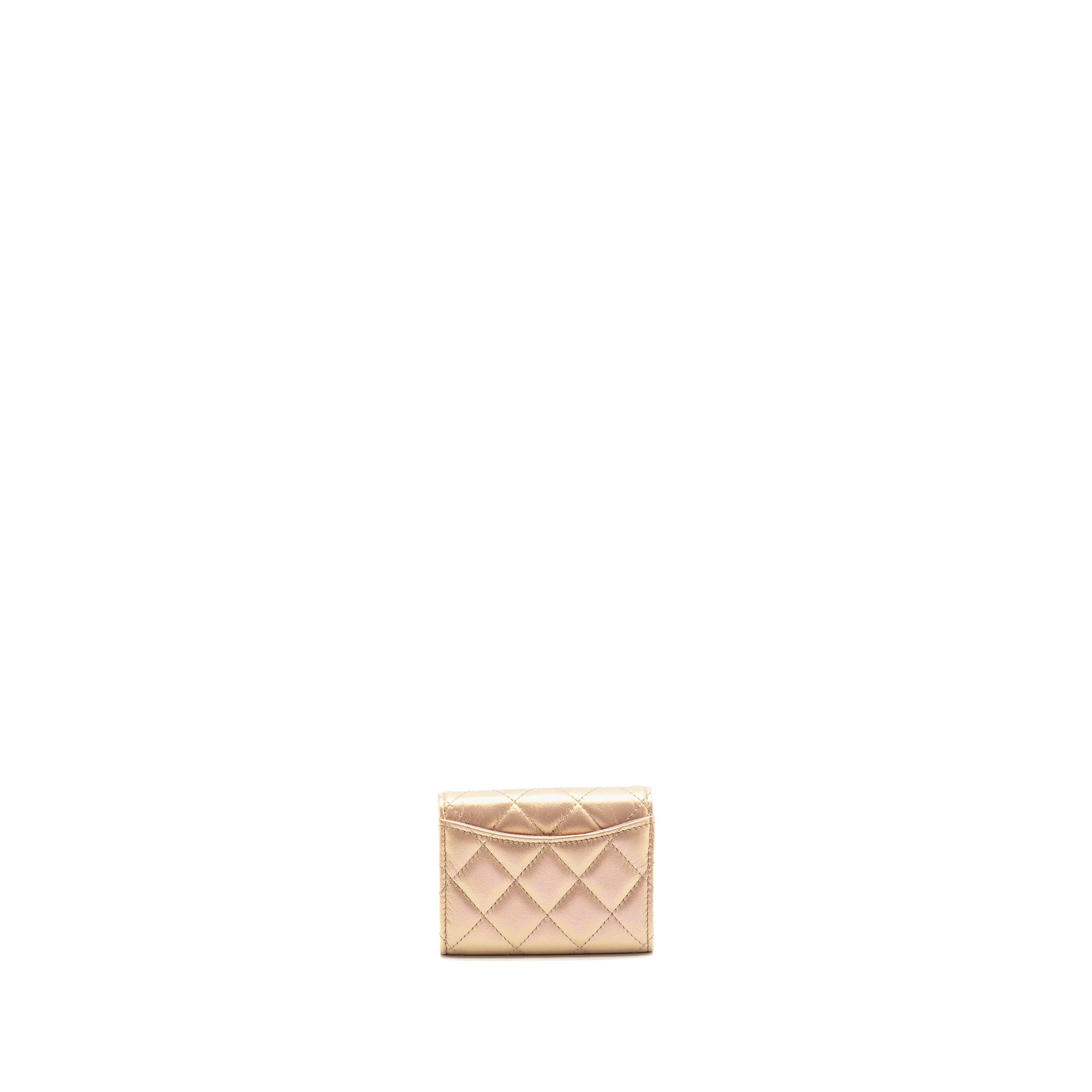 chanel-quilted-small-classic-flap-wallet-card-holder-calfskin-iridescent-pink-shw