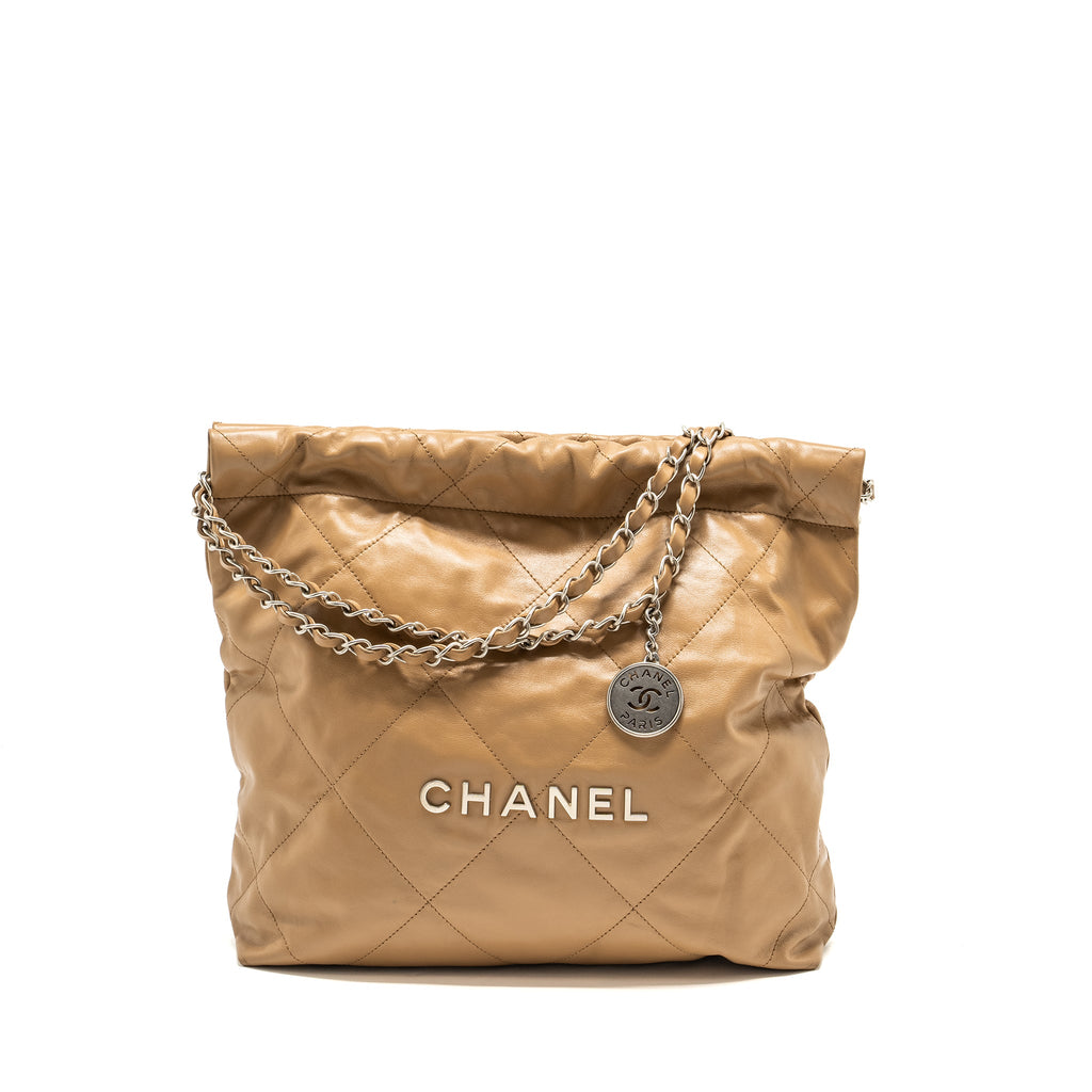 chanel-22k-small-22-bag-calfskin-dark-beige-shw-microchip-copy-1