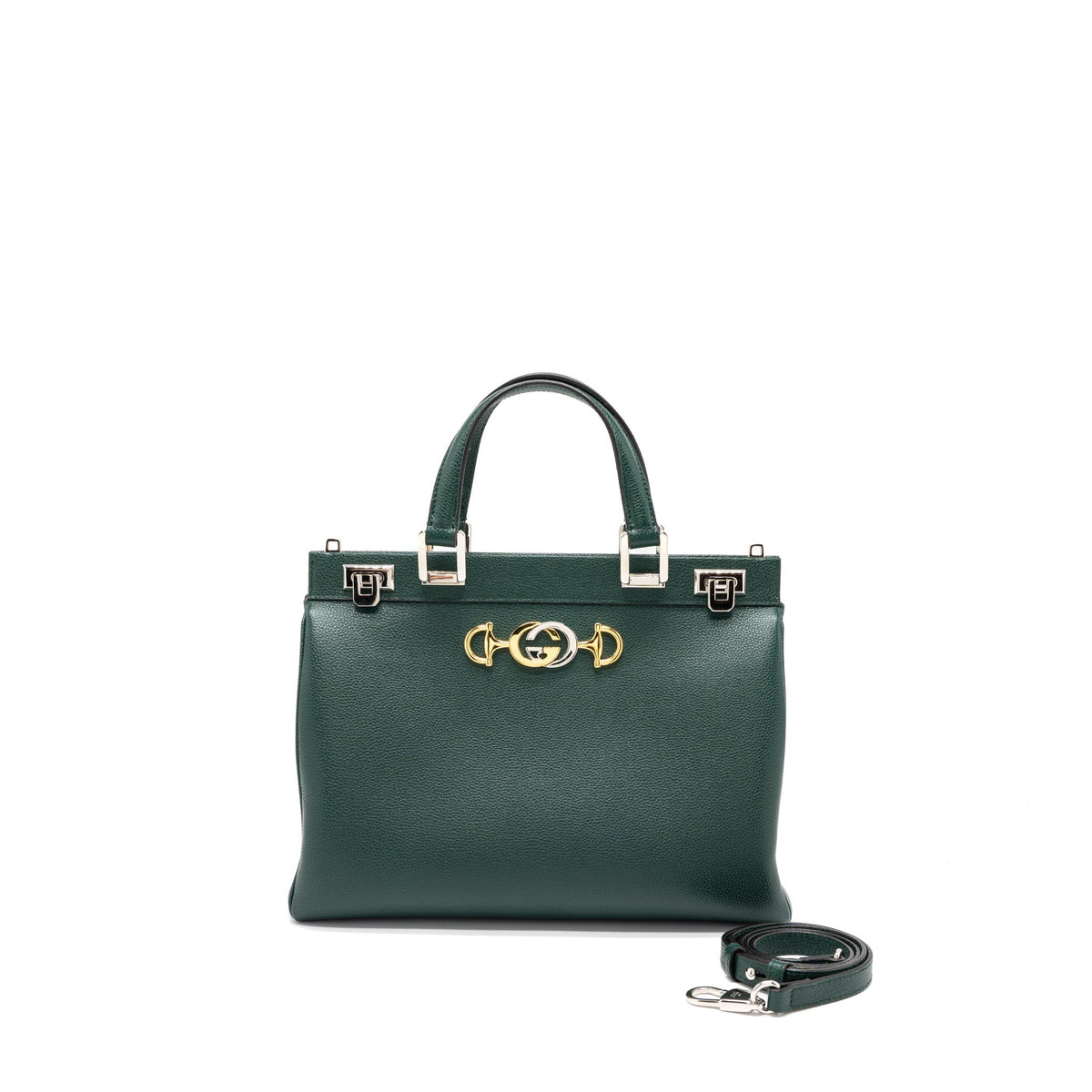 gucci-top-handle-zumi-bag-calfskin-green-multicolour-hardware