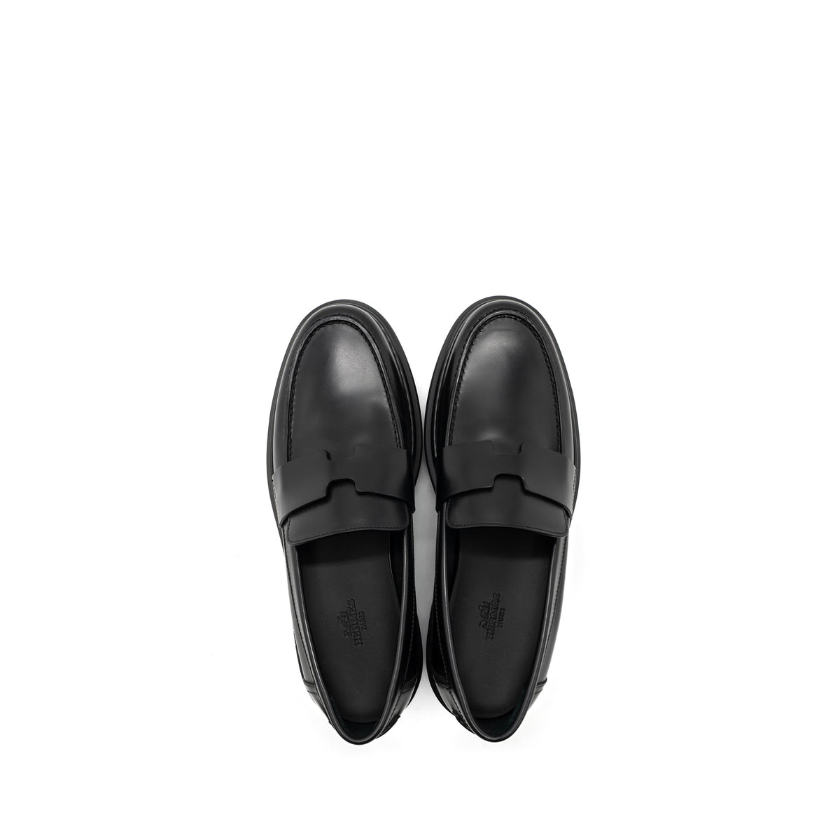 hermes-size-37-hitch-moccasins-calfskin-black-copy