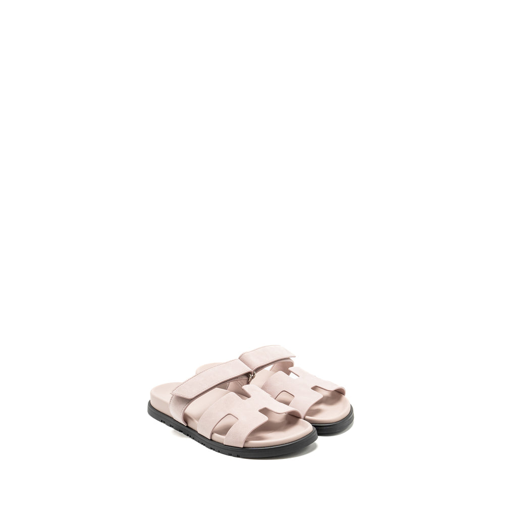 hermes-size-39-chypre-sandales-chevre-velours-rose-porcelaine
