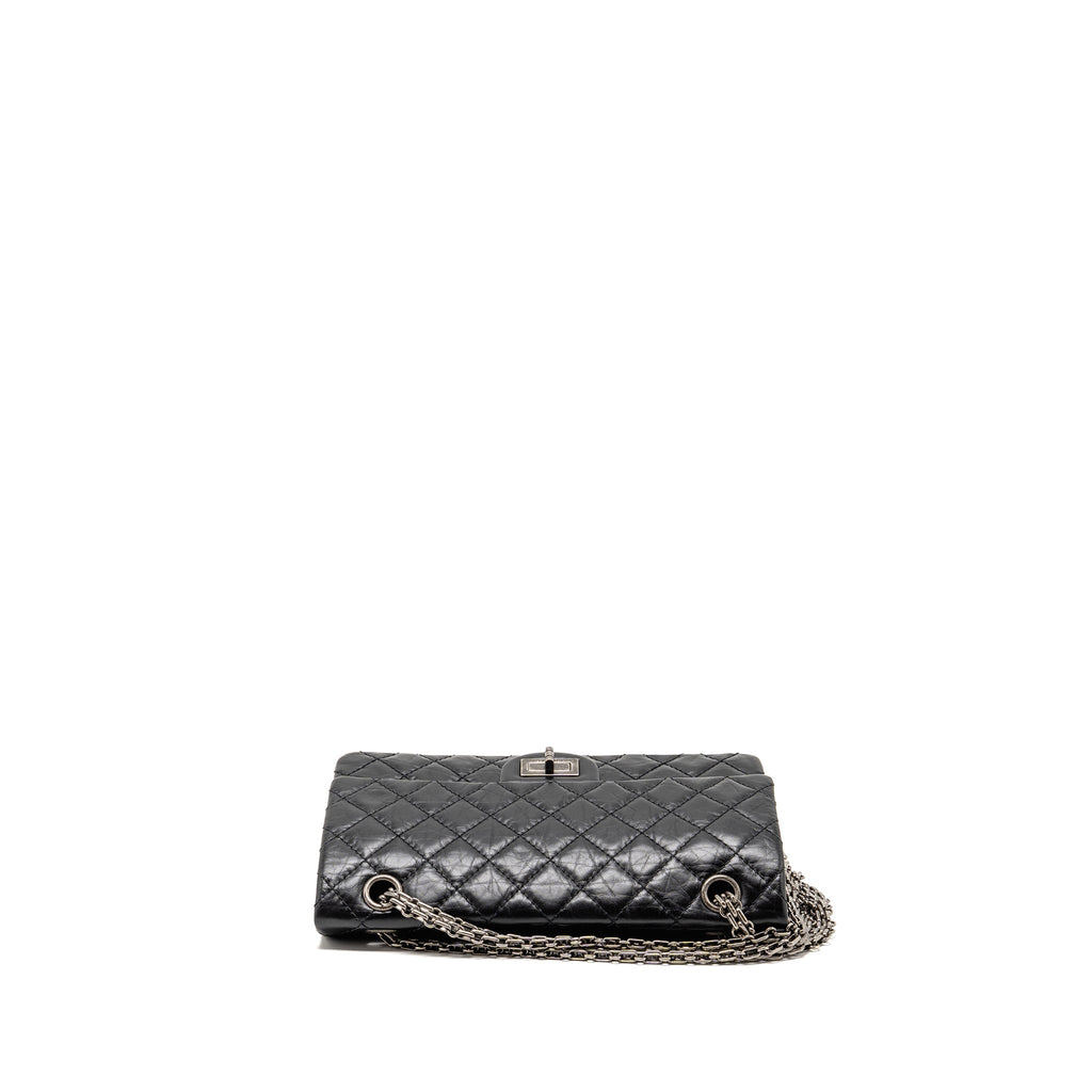 chanel-small-2-55-reissue-flap-bag-aged-calfskin-black-ruthenium-silver-hardware-copy