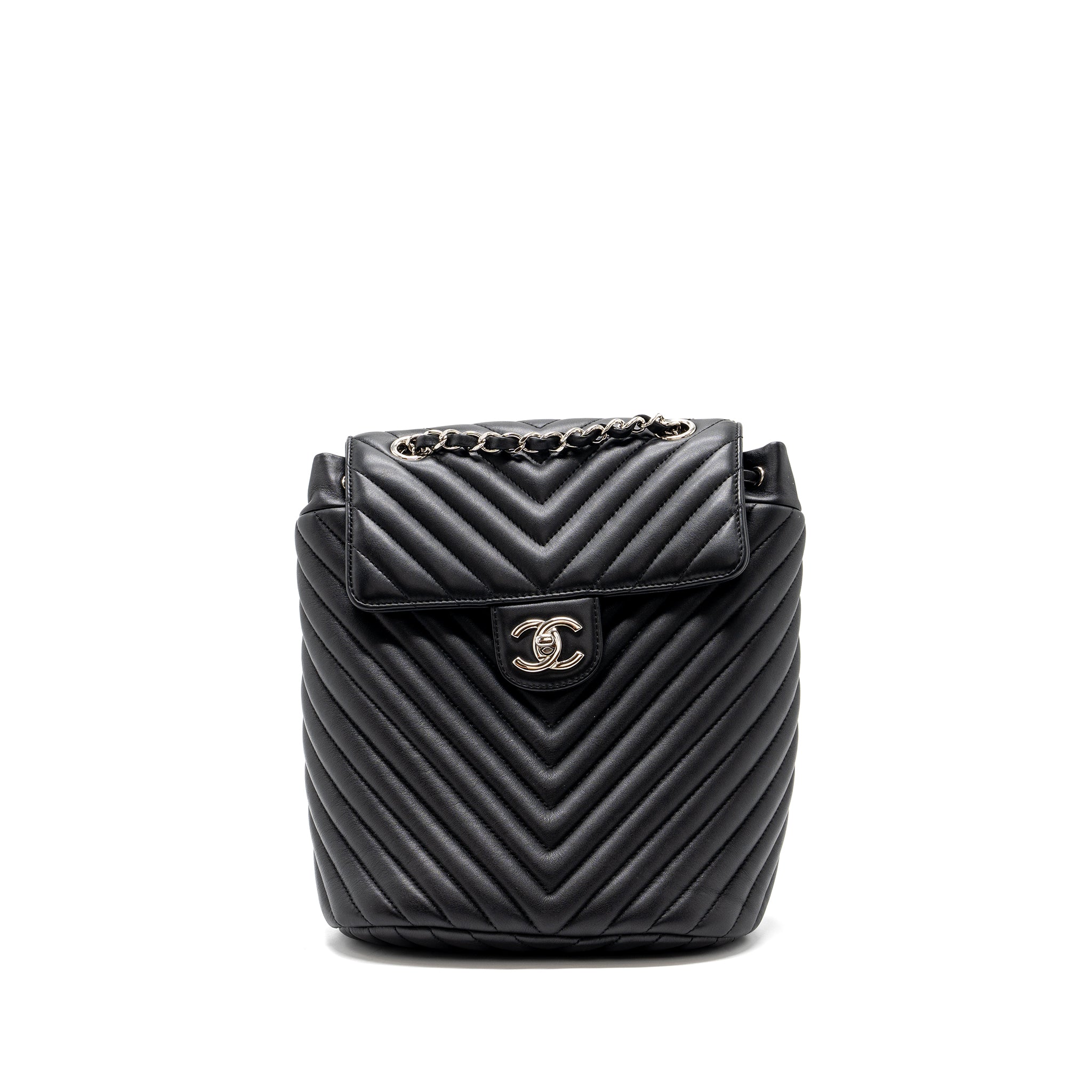 chanel-small-urban-spirit-backpack-chevron-calfskin-black-shw-copy