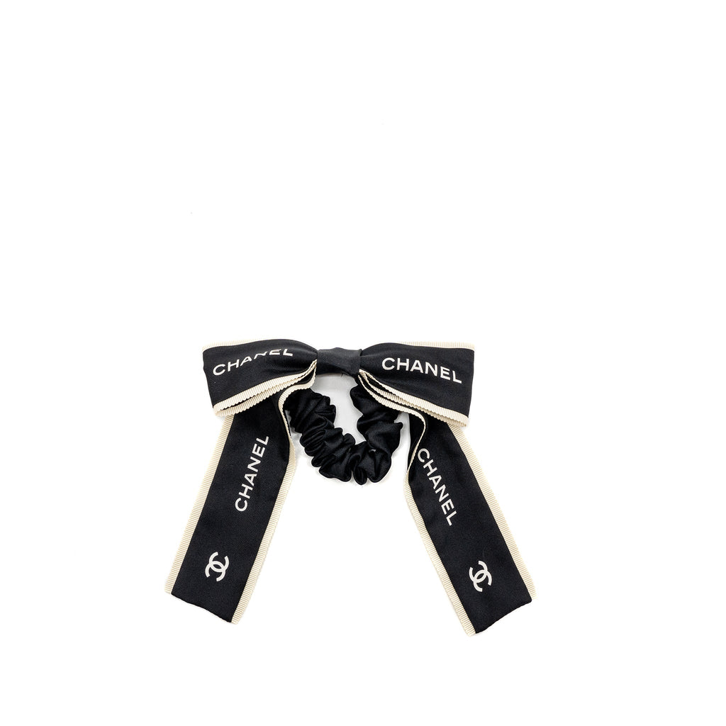 chanel-hair-tie-silk-twill-black-white