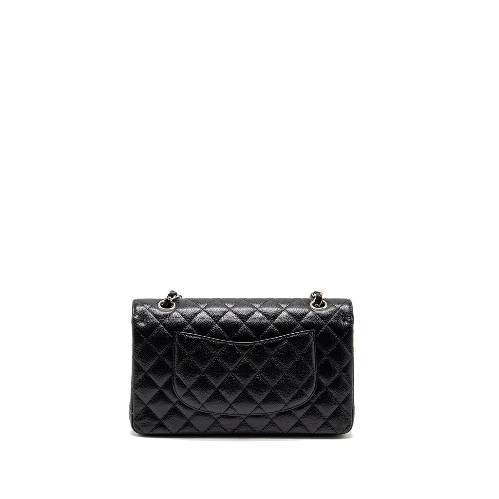 chanel-medium-classic-double-flap-bag-caviar-black-shw-copy-5