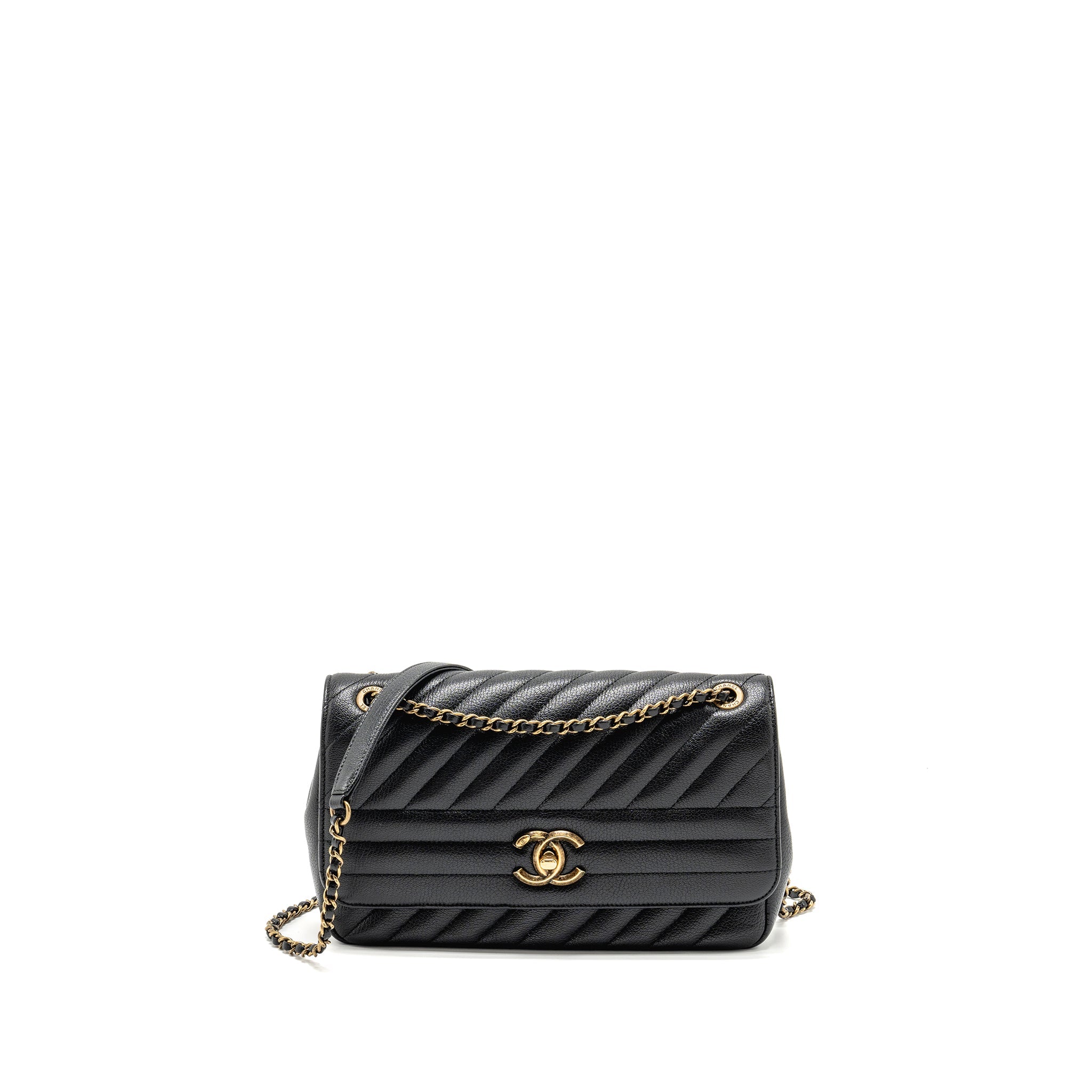 chanel-small-diagnoal-flap-bag-goatskin-black-ghw