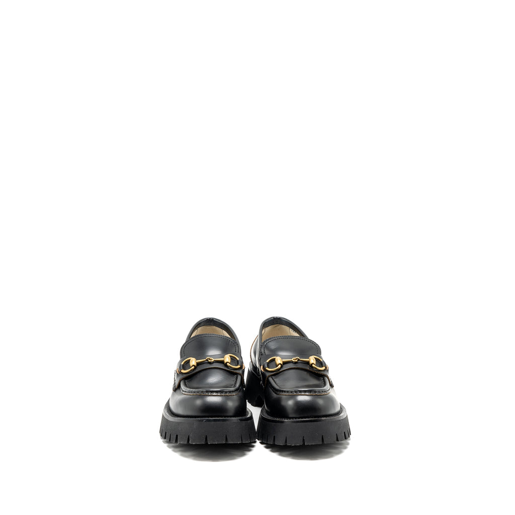 gucci-size-38-jordan-loafer-calfskin-black-ghw-1