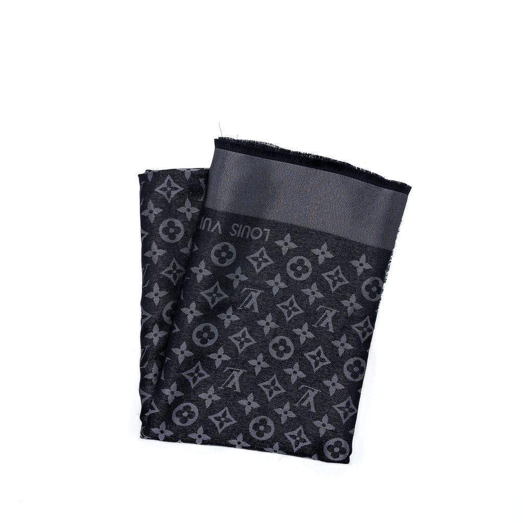 louis-vuitton-monogram-shawl-black-silver