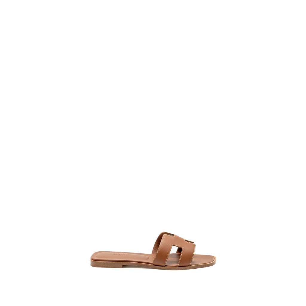 hermes-size-39-5-oran-sandals-calfskin-gold