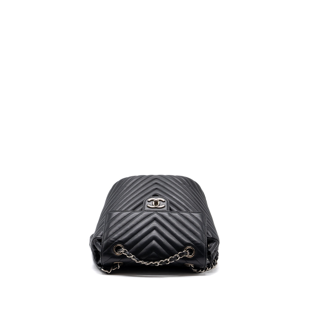 chanel-small-urban-spirit-backpack-chevron-calfskin-black-shw