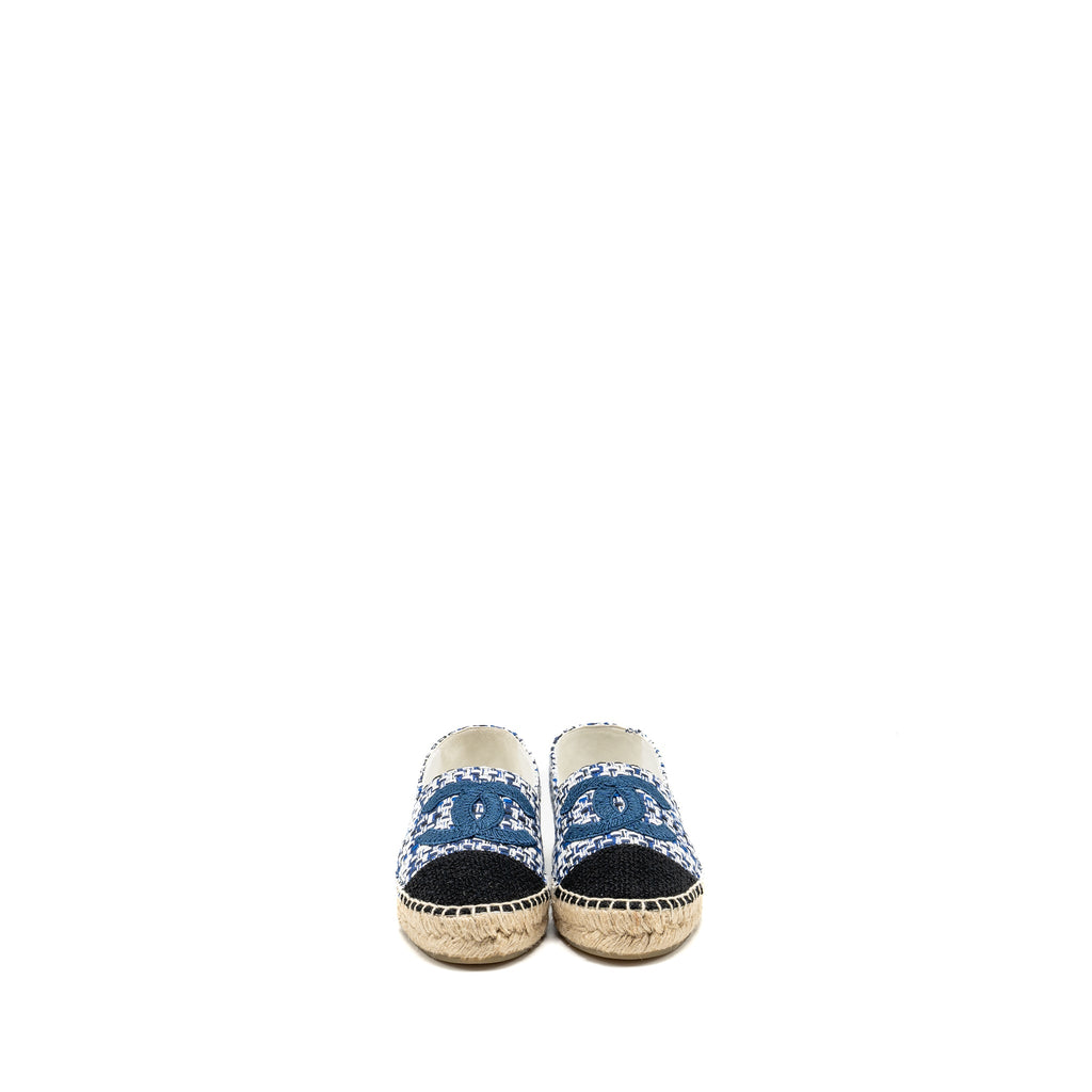 chanel-size-37-espadrilles-tweed-cotton-blue-multicolour