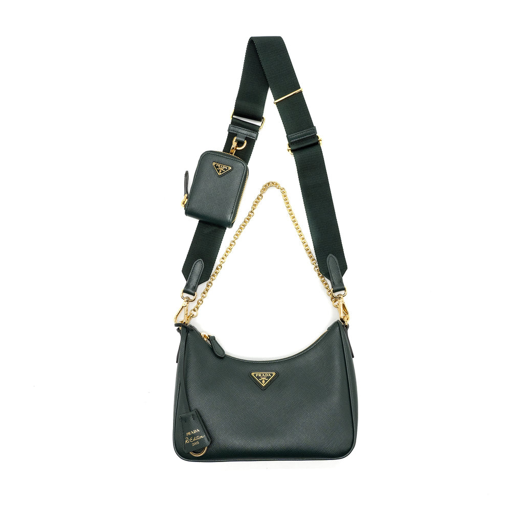 prada-re-edition-2005-saffiano-leather-dark-green-ghw