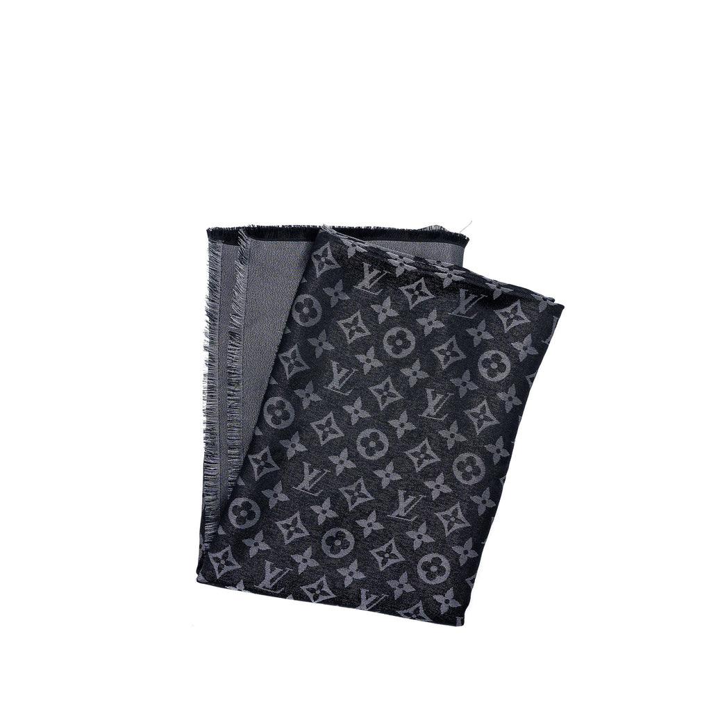 louis-vuitton-monogram-shawl-black-silver
