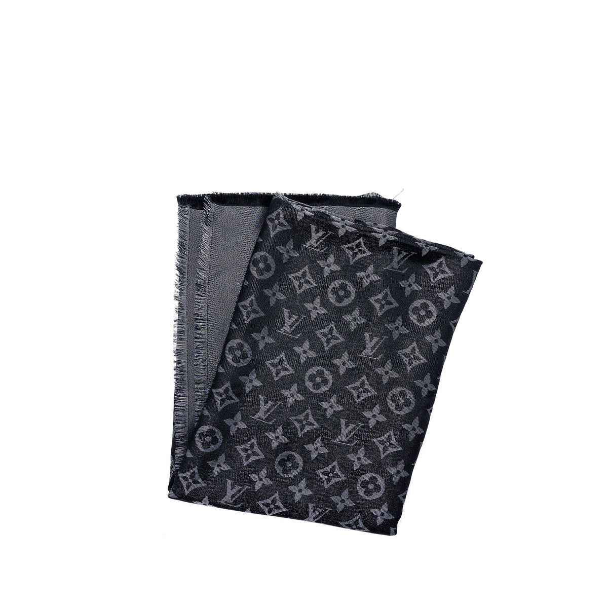 louis-vuitton-monogram-shawl-black-silver