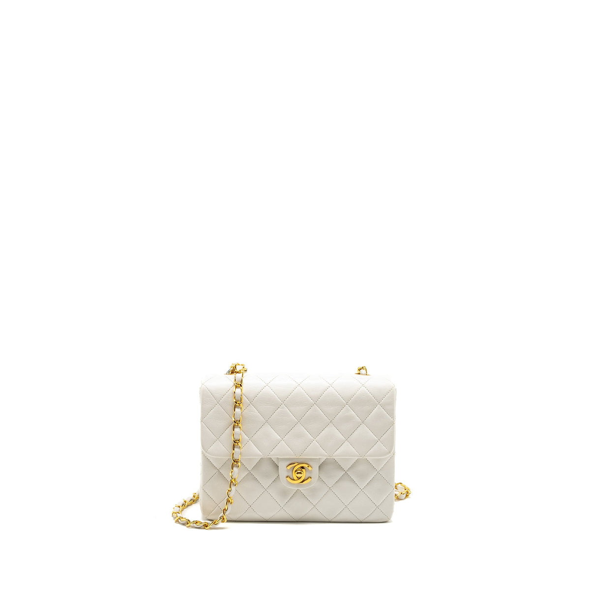 chanel-vintage-quilted-square-flap-bag-lambskin-white-ghw