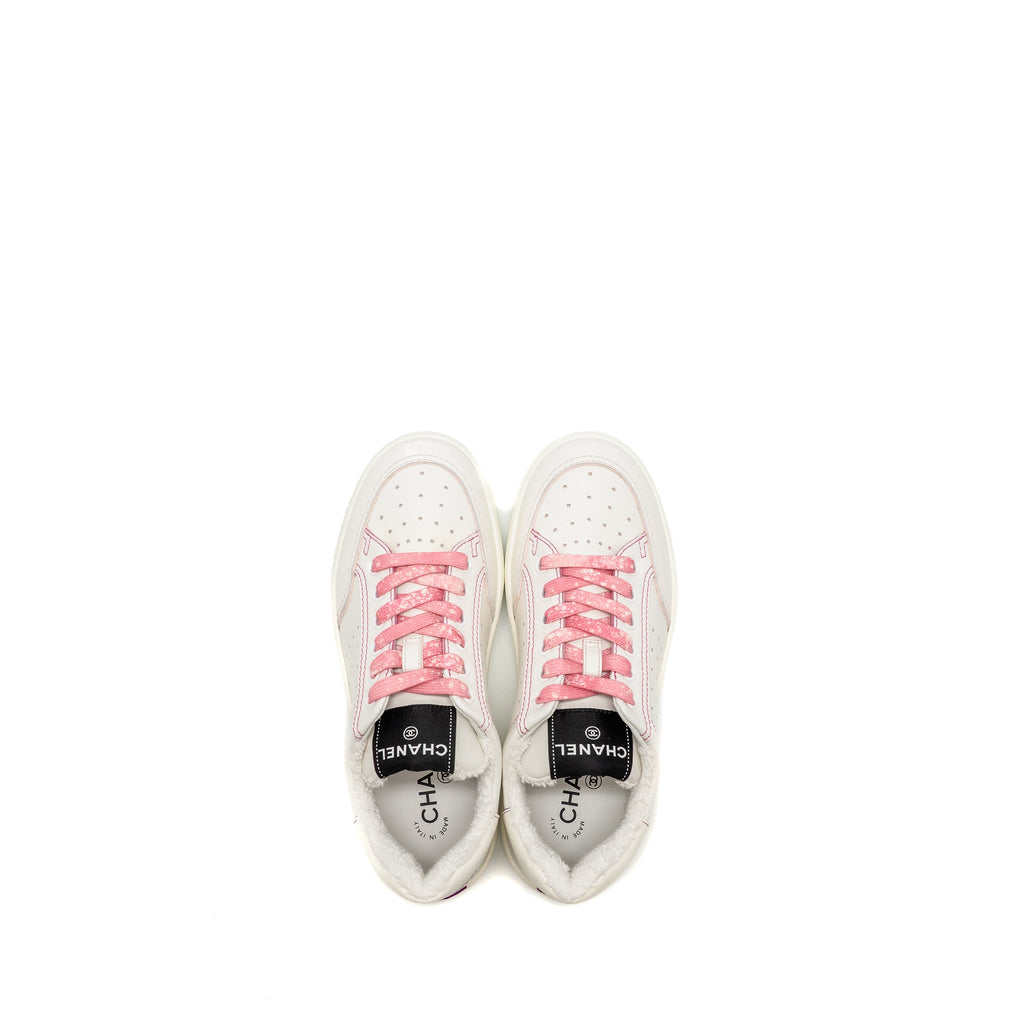 chanel-size-38-logo-sneakers-calfskin-white-pink