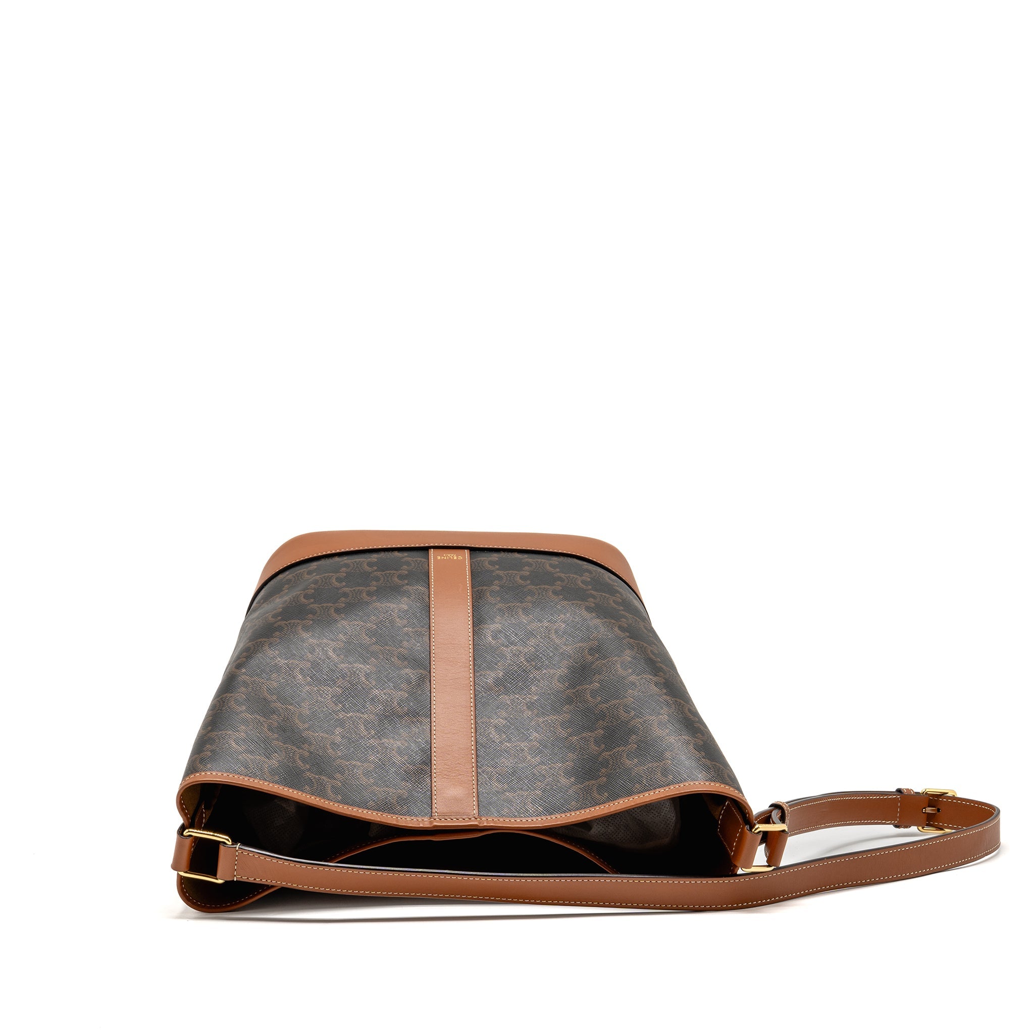 celine-medium-bucket-bag-triomphe-canvas-calfskin-tan-ghw