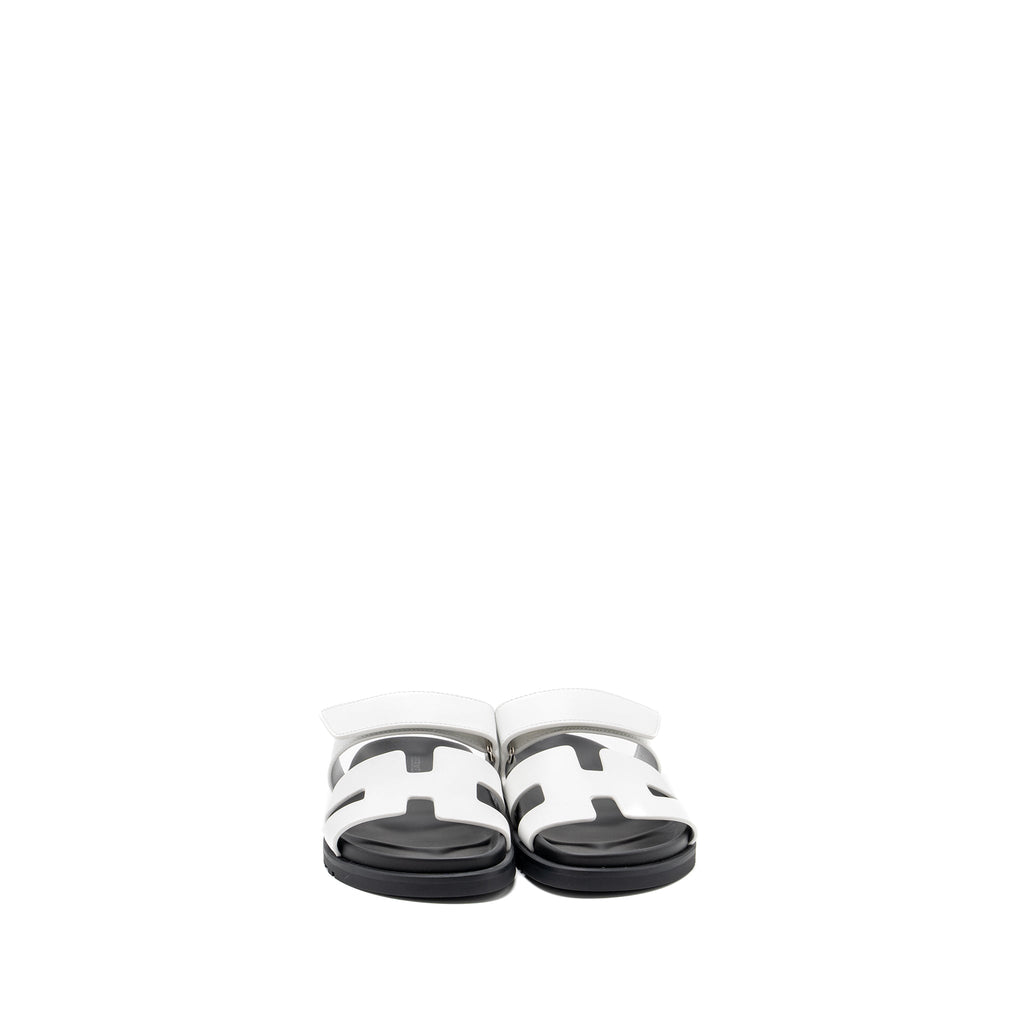 hermes-size-35-chypre-sandal-calfskin-blanc