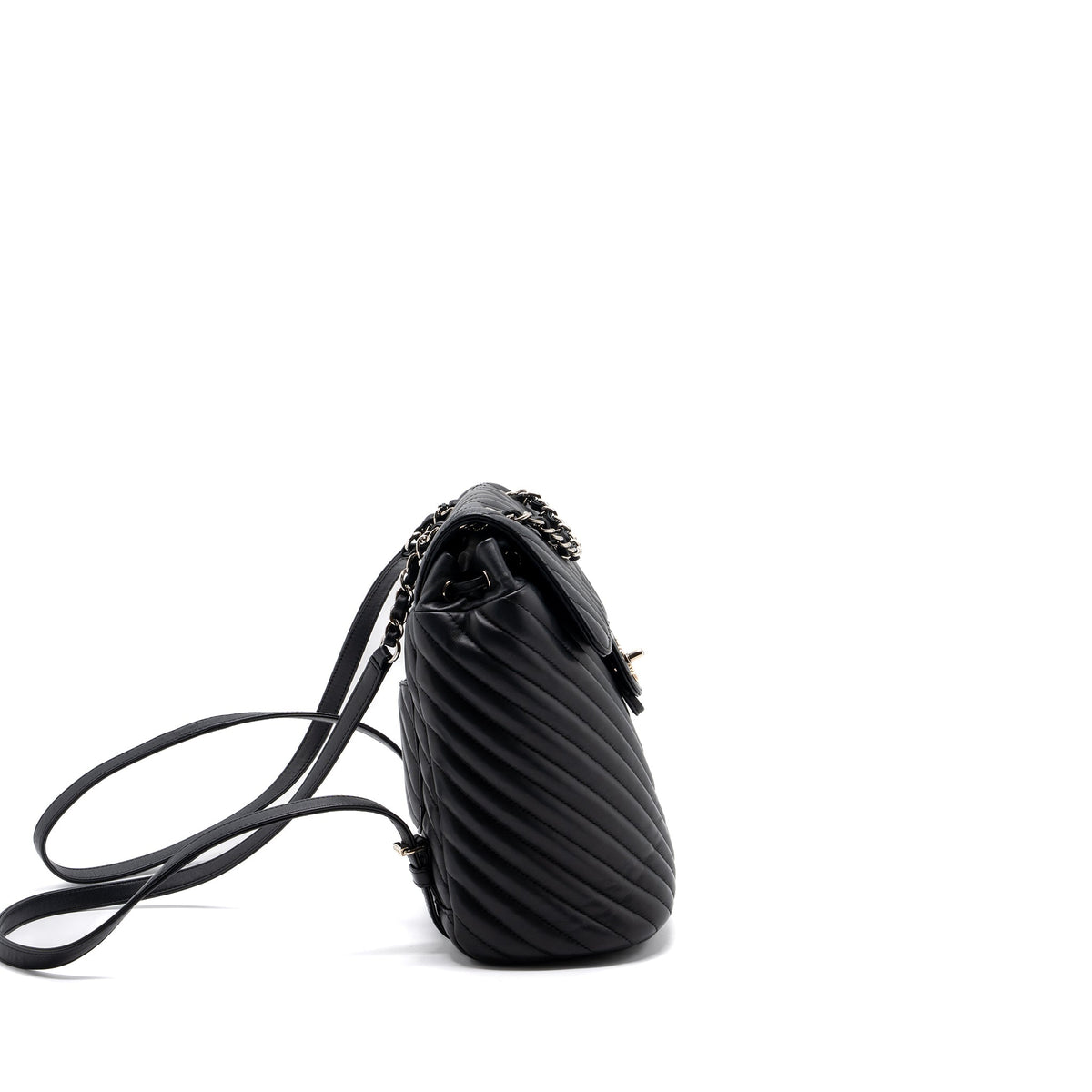chanel-small-urban-spirit-backpack-chevron-calfskin-black-shw