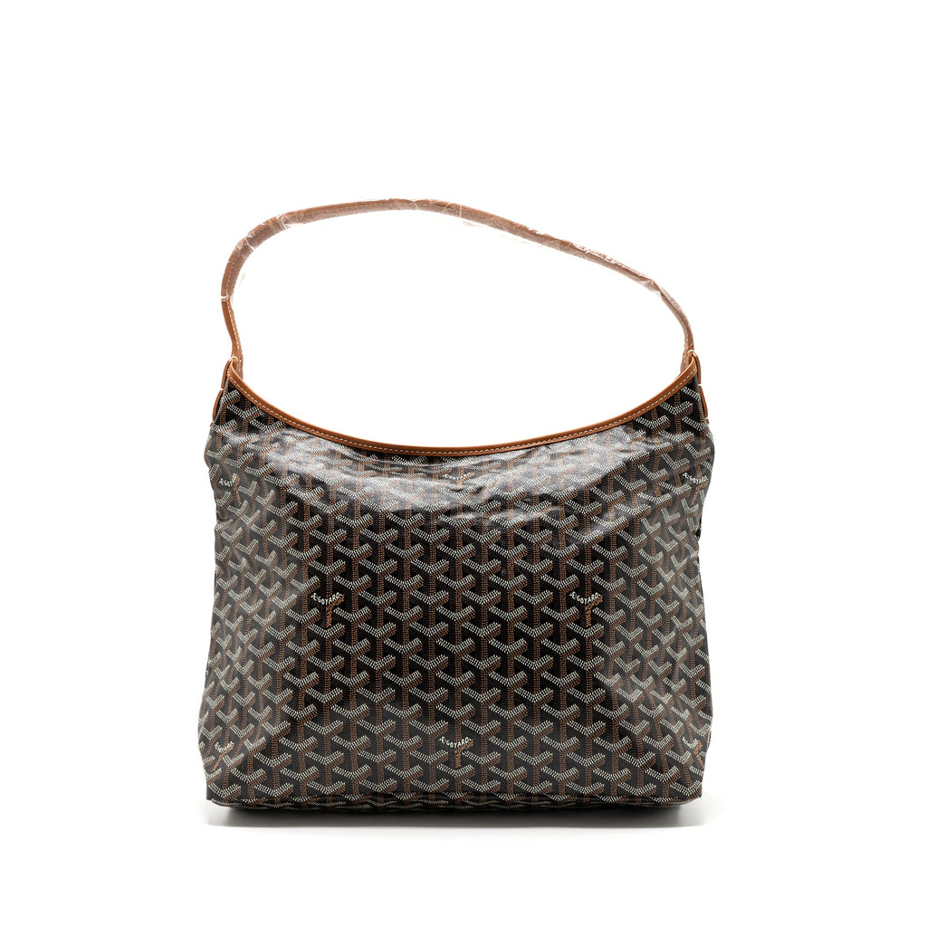 goyard-boheme-hobo-bag-canvas-calfskin-black-tan-shw-with-necessaire-bag-ecru