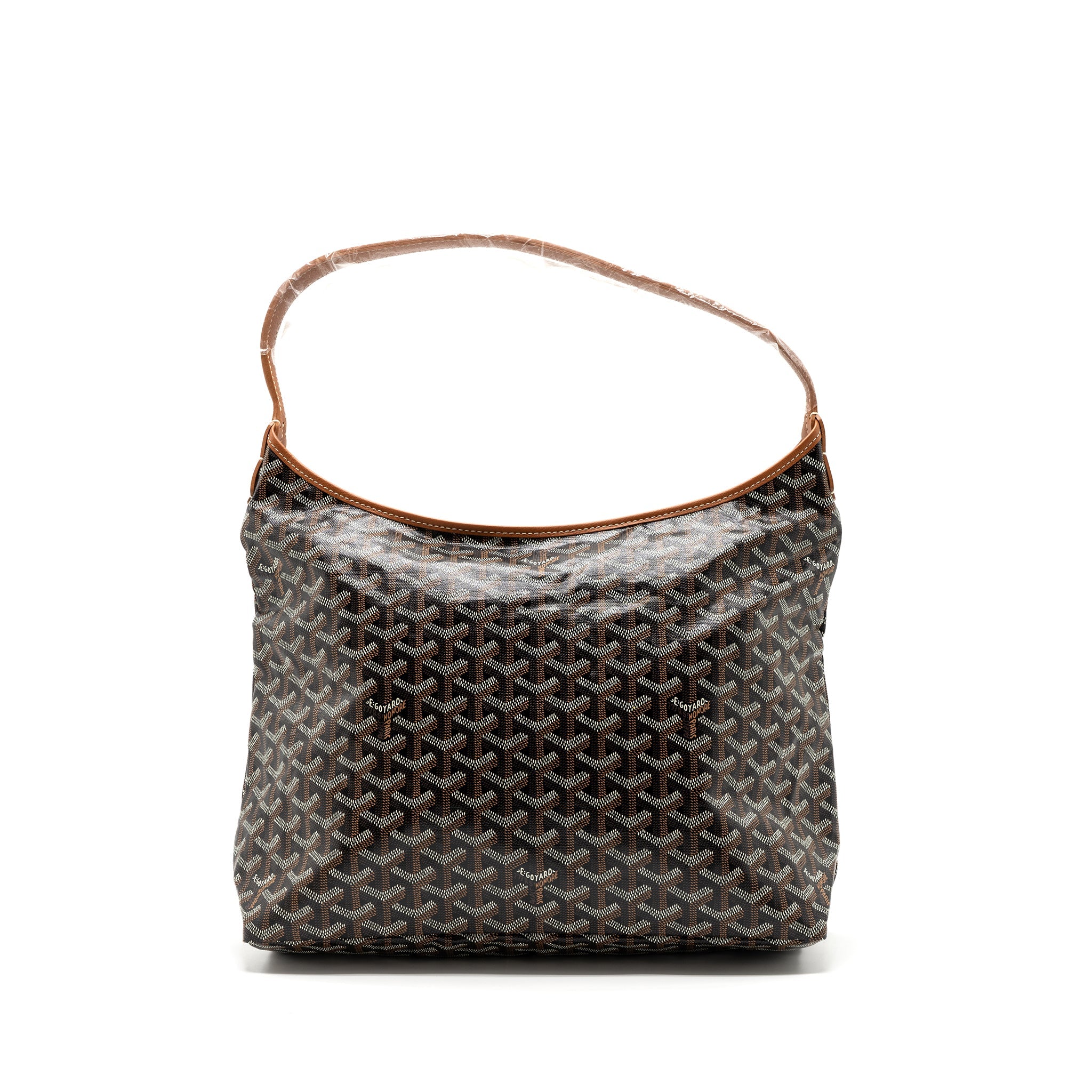 goyard-boheme-hobo-bag-canvas-calfskin-black-tan-shw-with-necessaire-bag-ecru